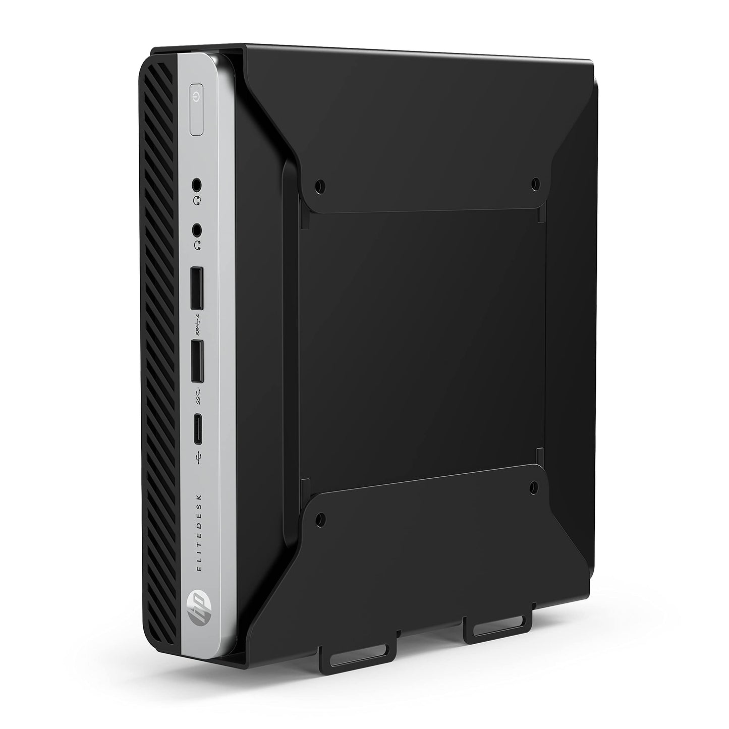HumanCentric VESA Mount Compatible with HP Desktop Mini, HP ProDesk Mini, HP EliteDesk Mini, Replaces Dual VESA Sleeve for Mini Desktops v3, Mount on an Arm, Under Desk or Wall, 75x75mm, 100x100mm