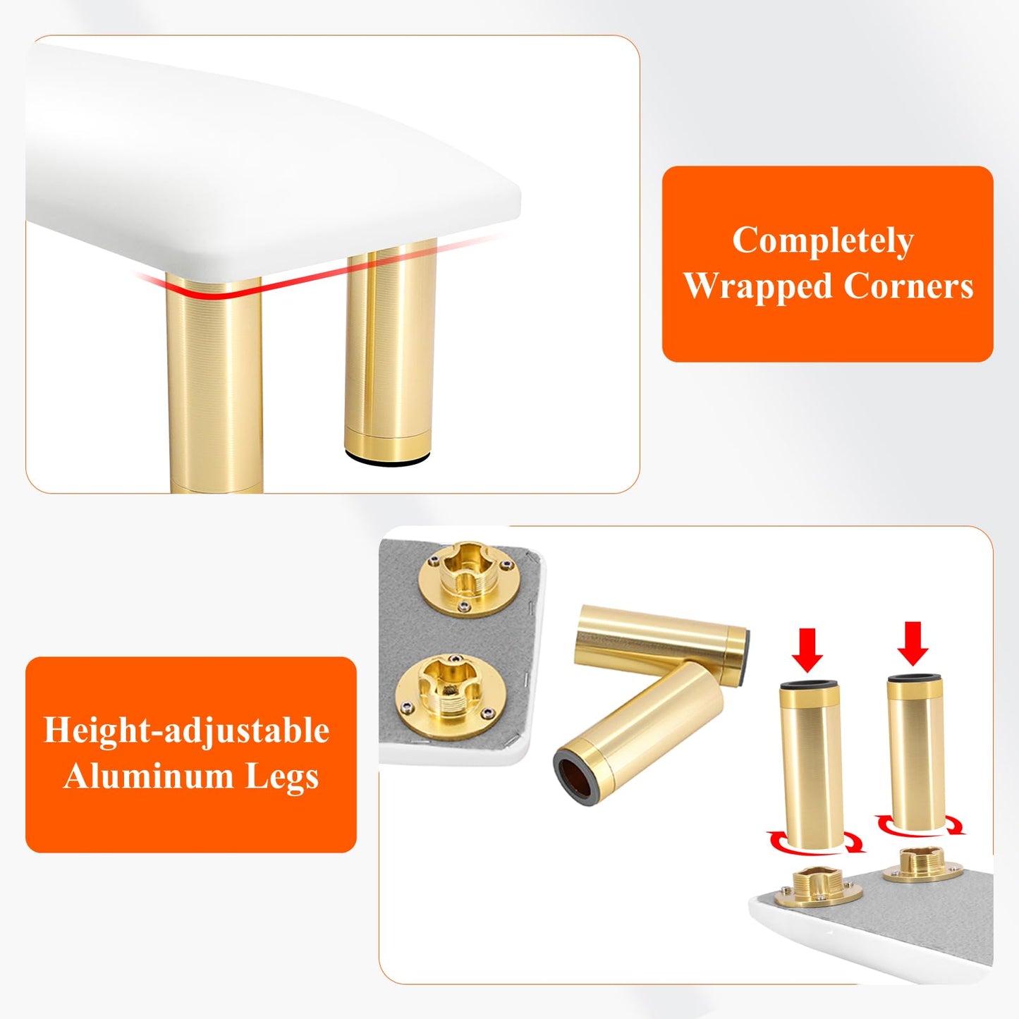 Arm Rest for Nails Tech, Adjustable Height, Nail Arm Rest Manicure Hand Rest Stand with Non-Slip Aluminum Alloy Legs, HR601