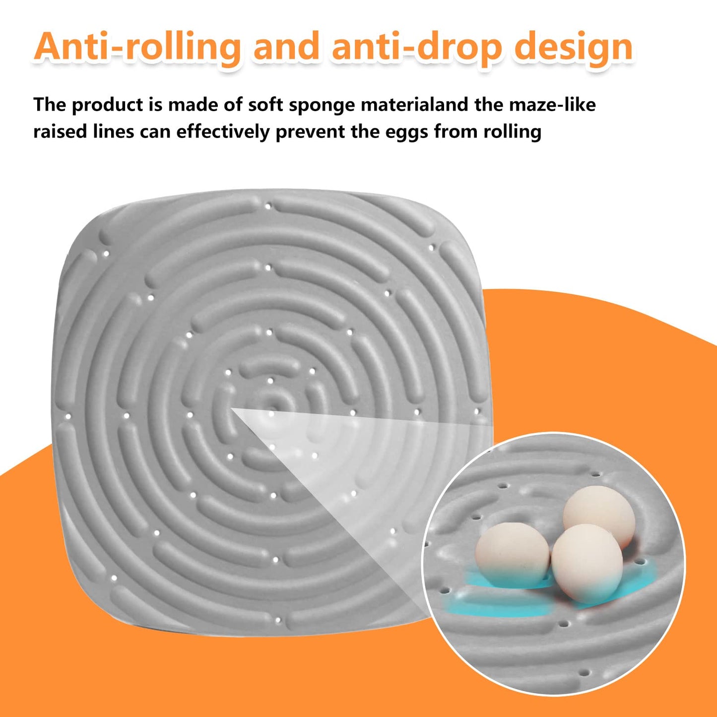 8 Pack Washable Nest Pads, Sponges Nesting Box Liners, Chicken Bedding for Coop, Laying Eggs Boxes, Nesting Pads, Coop Accessories (Gray)