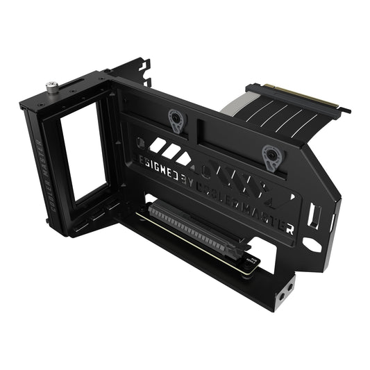 Cooler Master MasterAccessory Vertical GPU Card Holder Kit V3 Black, Premium Riser Cable PCI-E 4.0 x16-165mm, PCIe 3.0 Compatible, Adjustable Length for E-ATX|ATX|Micro ATX Case (MCA-U000R-KFVK03)