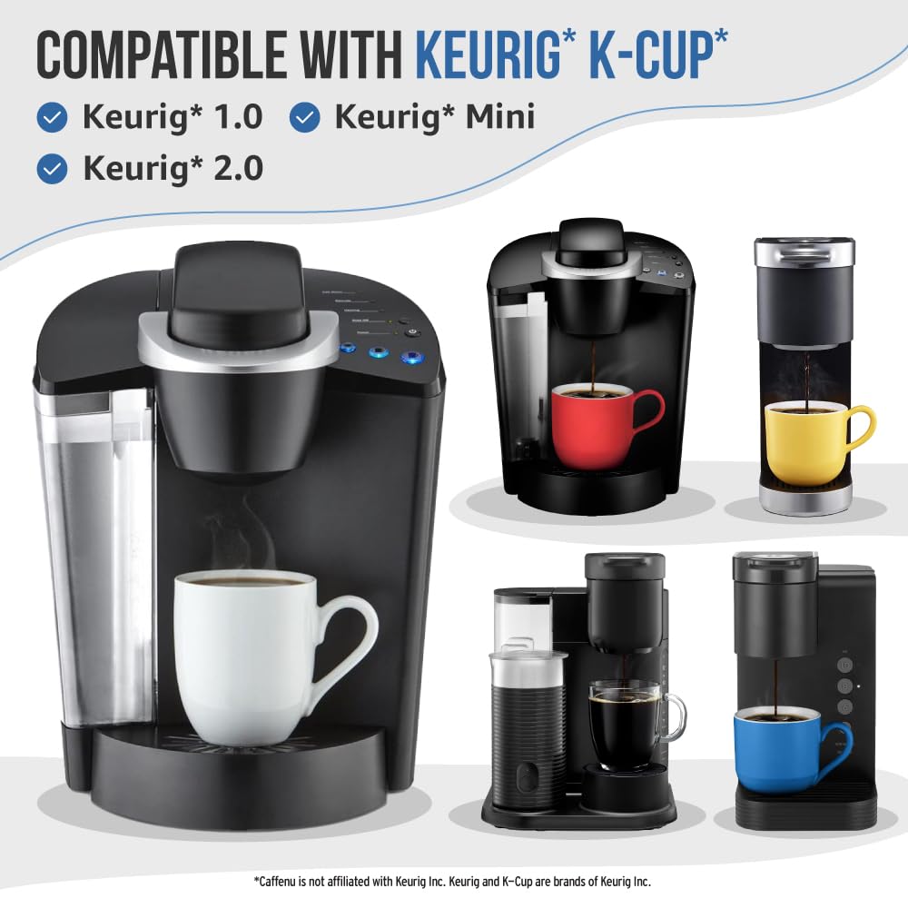 Keurig Compatible Cleaning Pods. 24 Rinse Pods Cleaner Kit. Eco Friendly, Removes Stale Coffee Residue & Stains. Keurig 1.0 & 2.0 Machines.