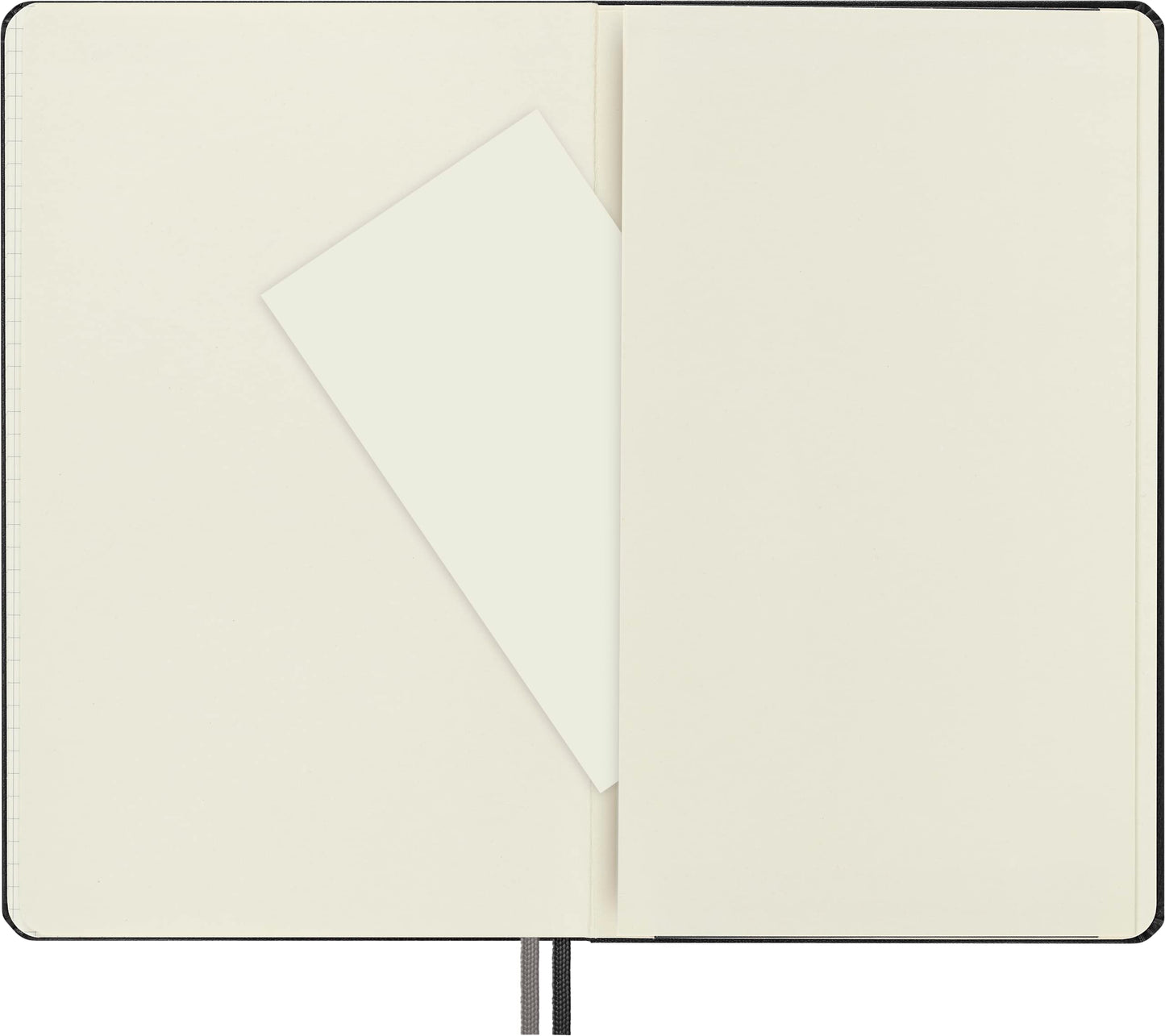 Moleskine Classic Expanded Notebook, Hard Cover, Large (5" x 8.25") Squared/Grid, Black, 400 Pages