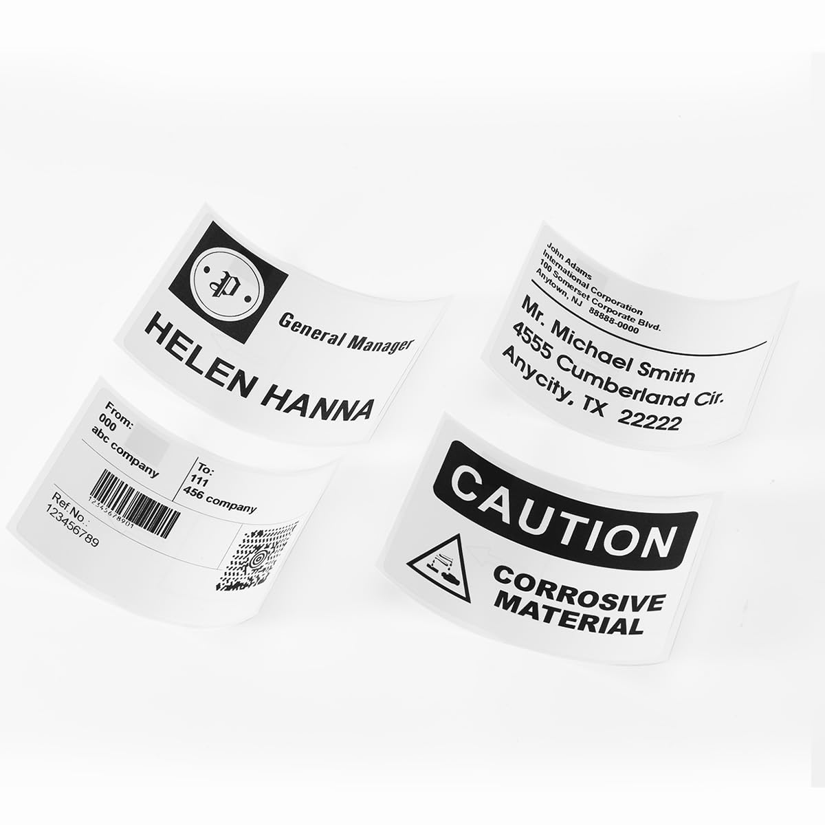 COLORWING Compatible DK-1202 Brother Labels 2.4" x 3.9" White Paper Shipping Labels DK1202, Die-Cut, Use with Brother QL-700 QL-500 QL-810W Printers, 62mm x 100mm, 8 Rolls+1 Refillable Cartridge