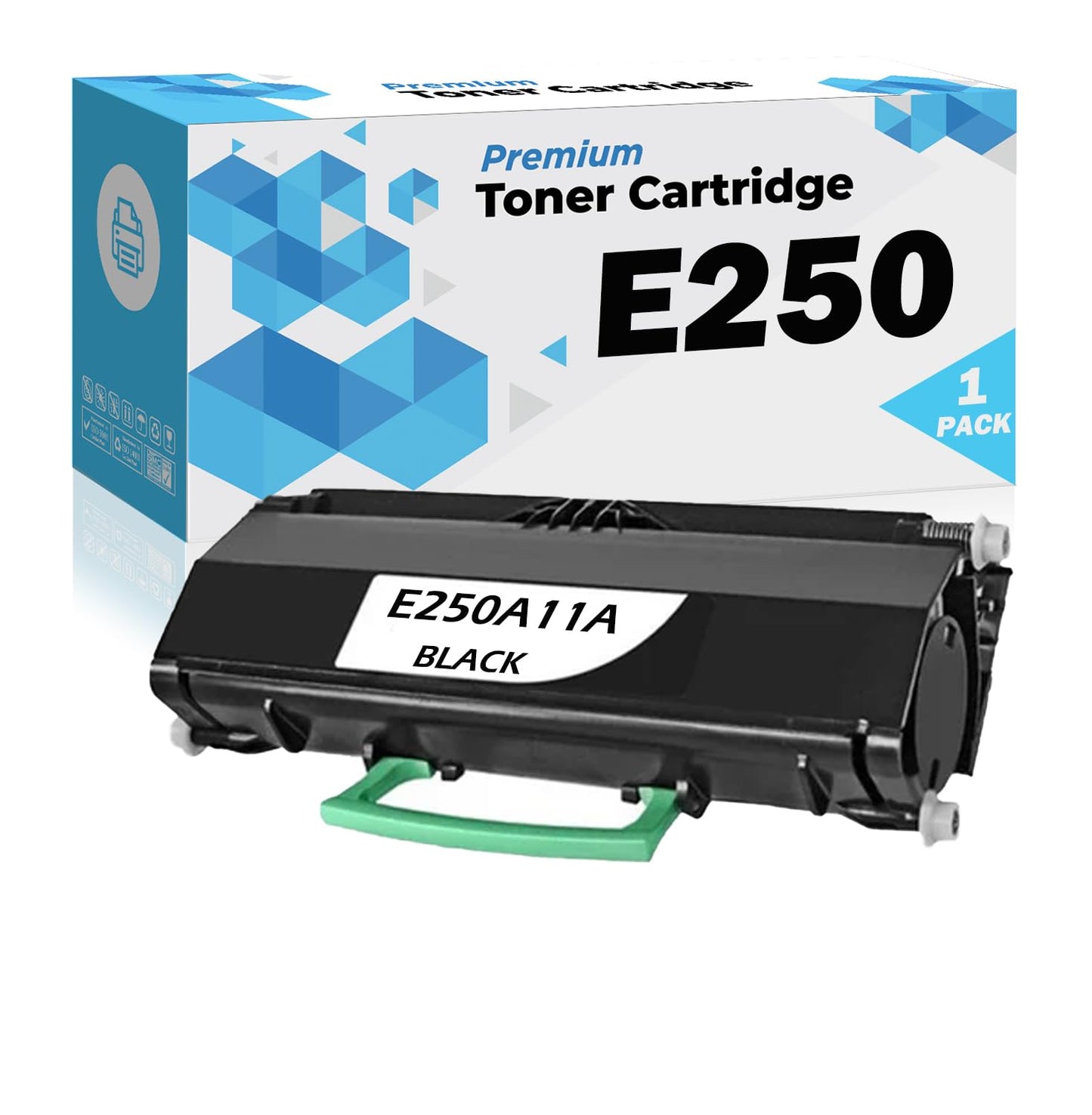 Ultra Toner® Compatible Replacement for Lexmark E250 E250A11A Black Toner Cartridge for Lexmark E250 E250D E250DN E350 E352 E350D E350DN E352dn (1PK)