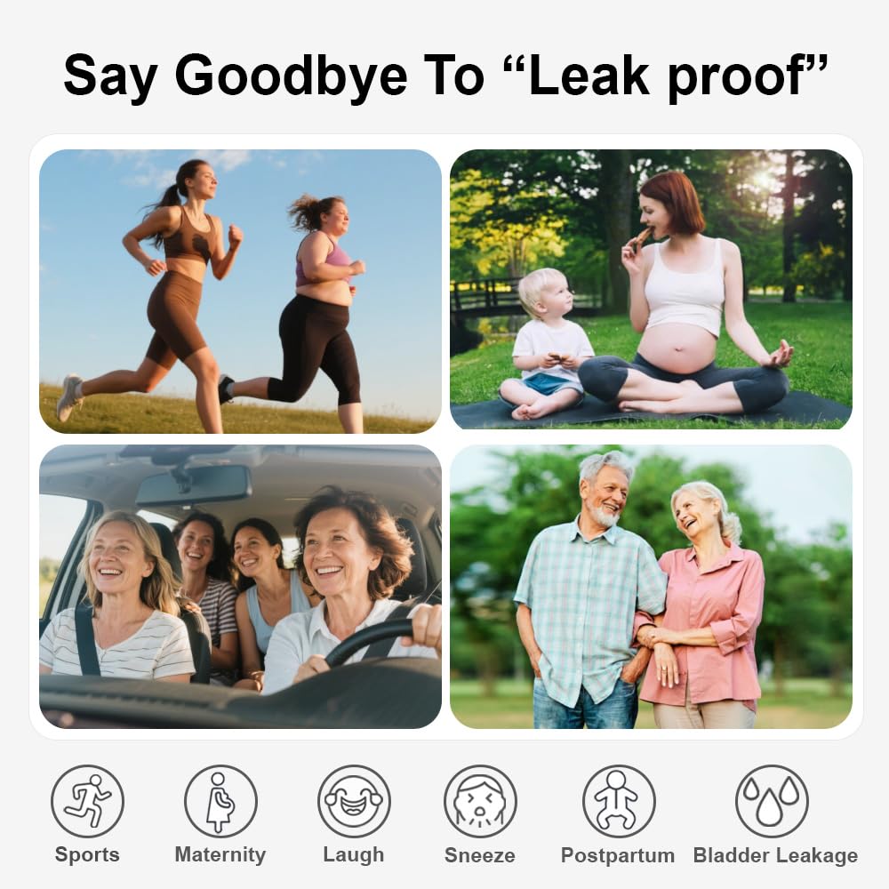 BATTEWA OEKO-TEX Certified Leak Proof Underwear for Women Bikini Breathable Incontinence Underwear Odor Control Protective Briefs (Black, S, 5 Pack)