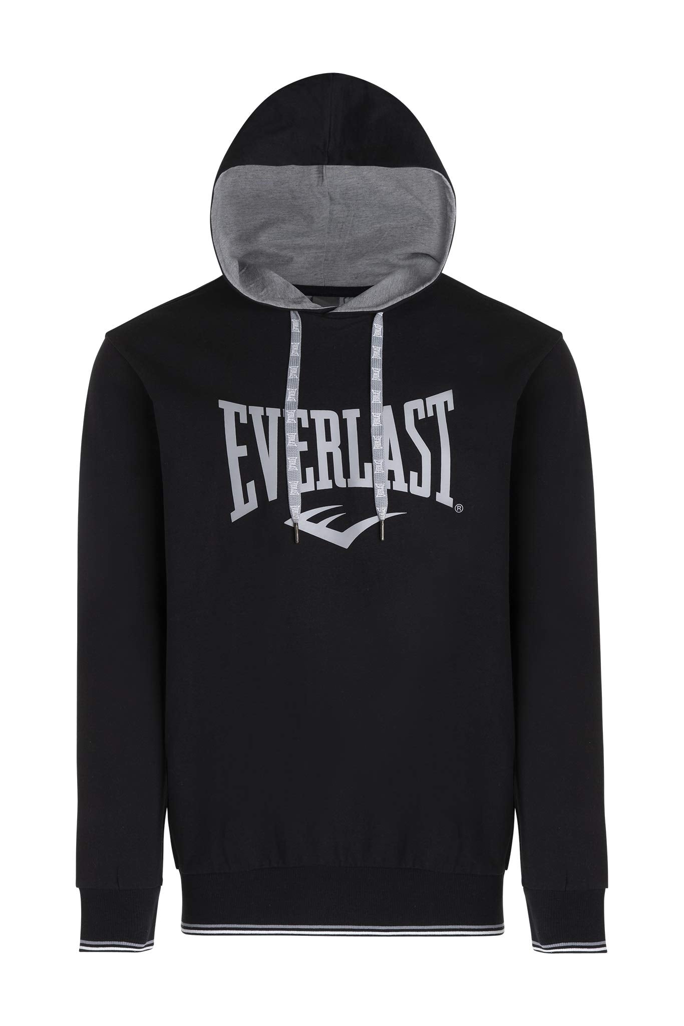 Everlast mens Everlast Men's Hoodie Sweatshirt Pajama Top, Black, Small US