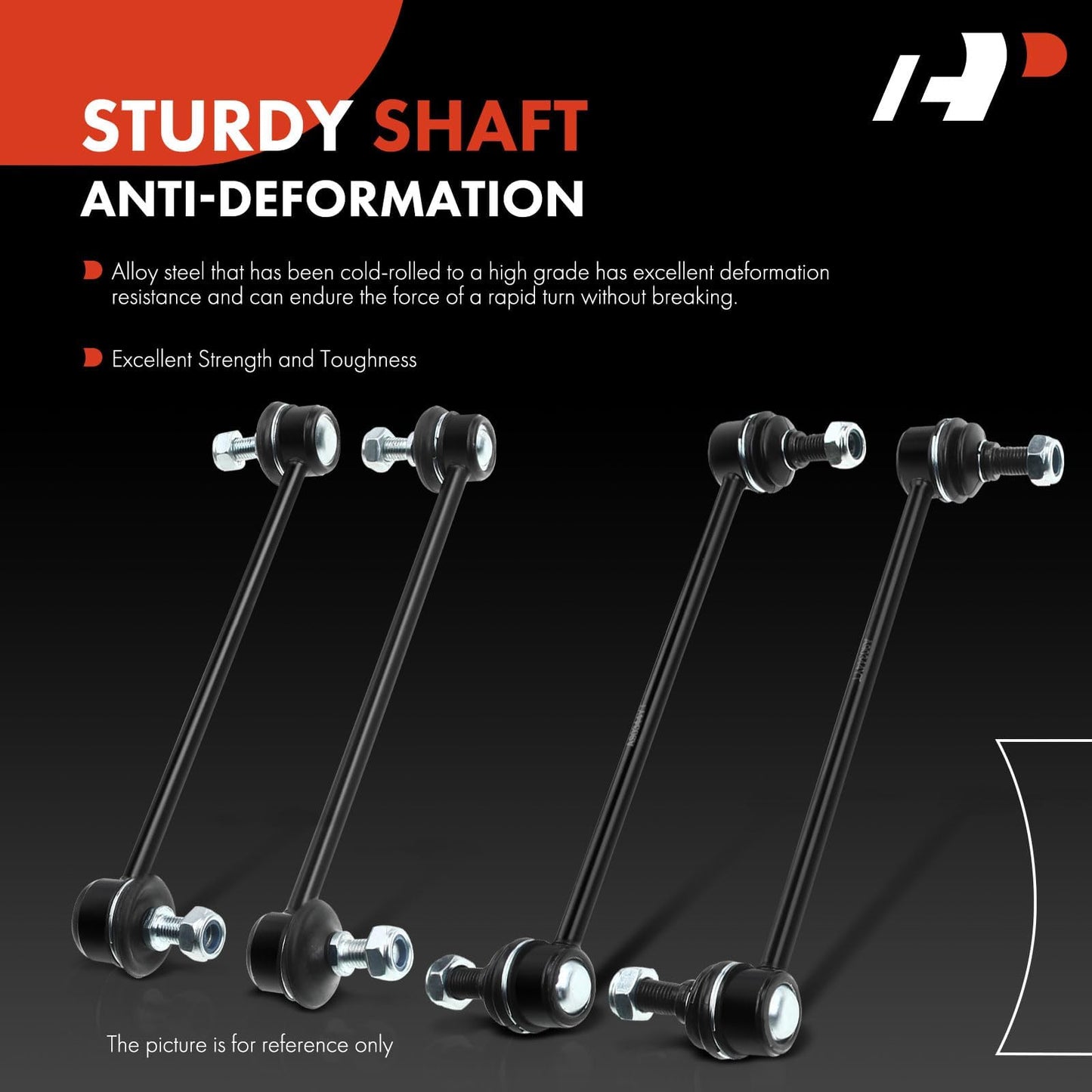 A-Premium 4Pcs Suspension Kit Front and Rear Sway Bar Links Stabilizer Bar Links Kit, Compatible with Toyota & Lexus- 2001-2016 - Camry Highlander Avalon Venza & ES300 ES330 RX330 RX350 RX400h