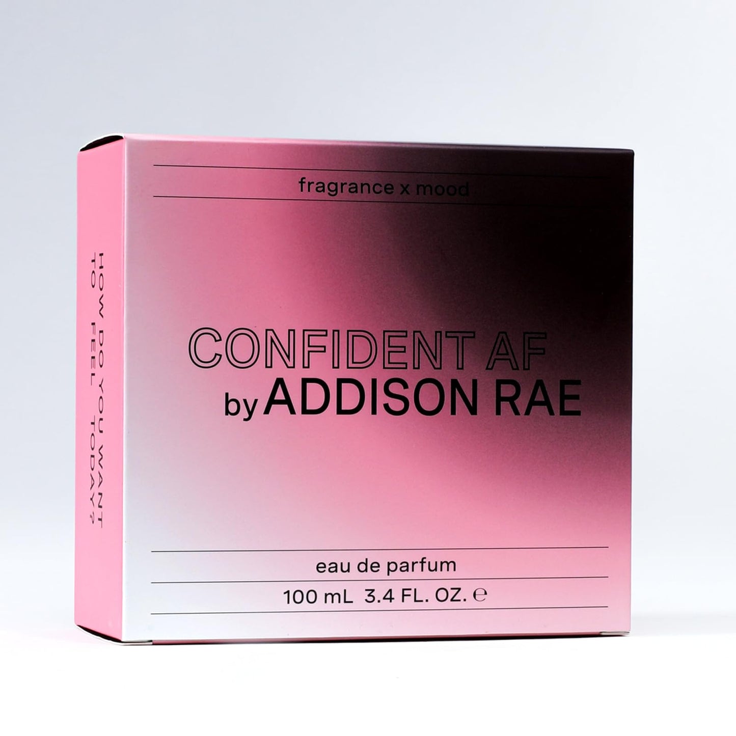Addison Rae Fragrance Confident - Luxury Perfume for Women -Fruity Floral Scent - Eau De Parfum -Notes of Vanilla, Strawberry, Jasmine -Long Lasting Vegan Travel Cologne- Gift for Her-3.4oz EDP Spray