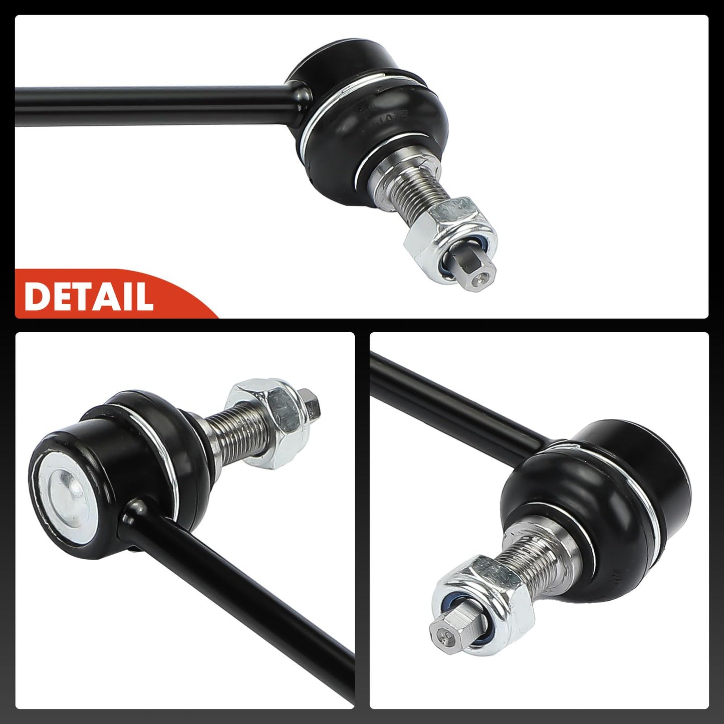 A-Premium 2 x Front Sway Bar Links Stabilizer Bar Links, Compatible with Kia Sorento 2016-2021, Sportage 2023-2024, Telluride 2020-2021 & Hyundai Santa Fe 2019-2022, Tucson, Palisade, Santa Cruz