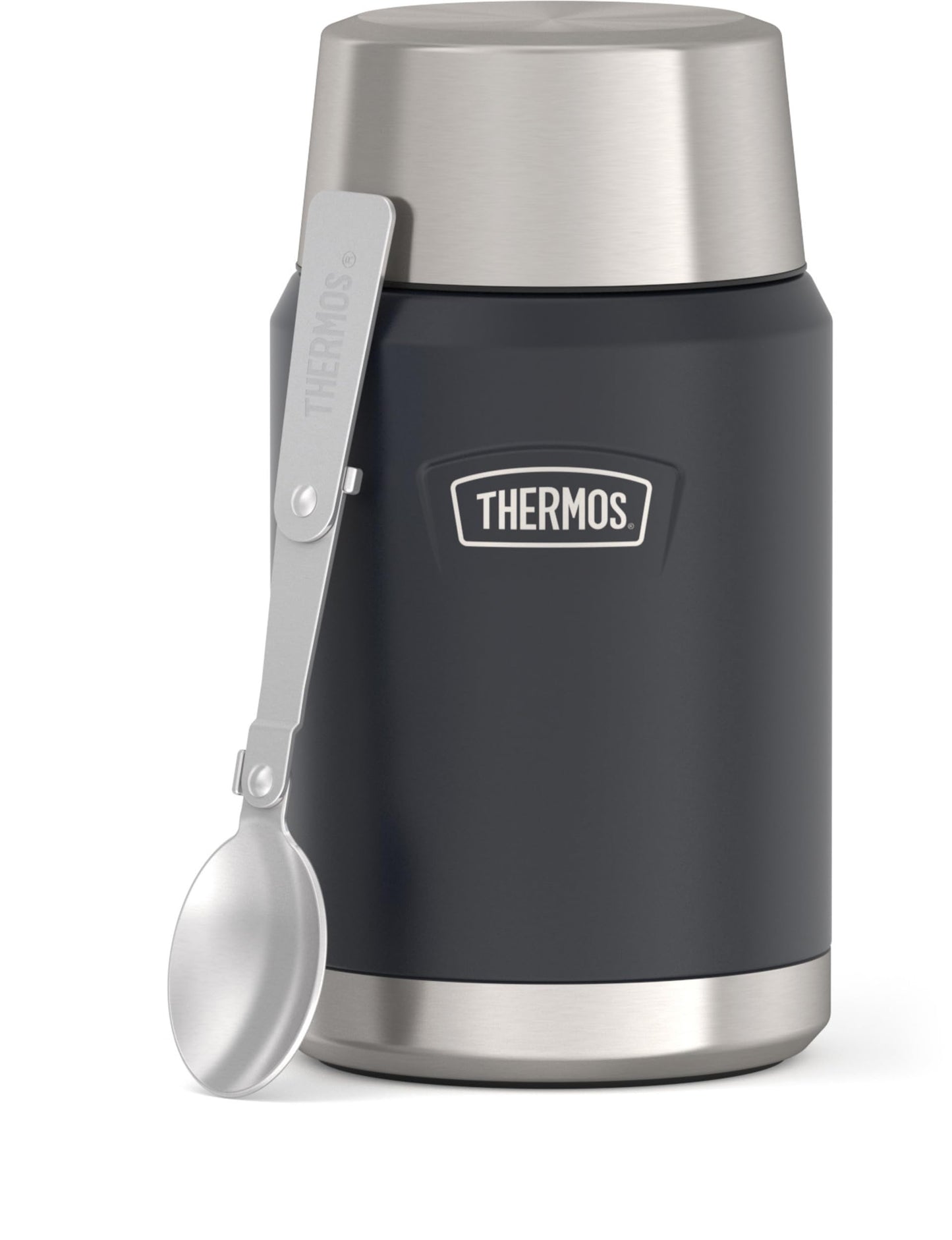 THERMOS, ICON Series, 24 Ounce Stainless Steel Vacuum Food Jar, Granite