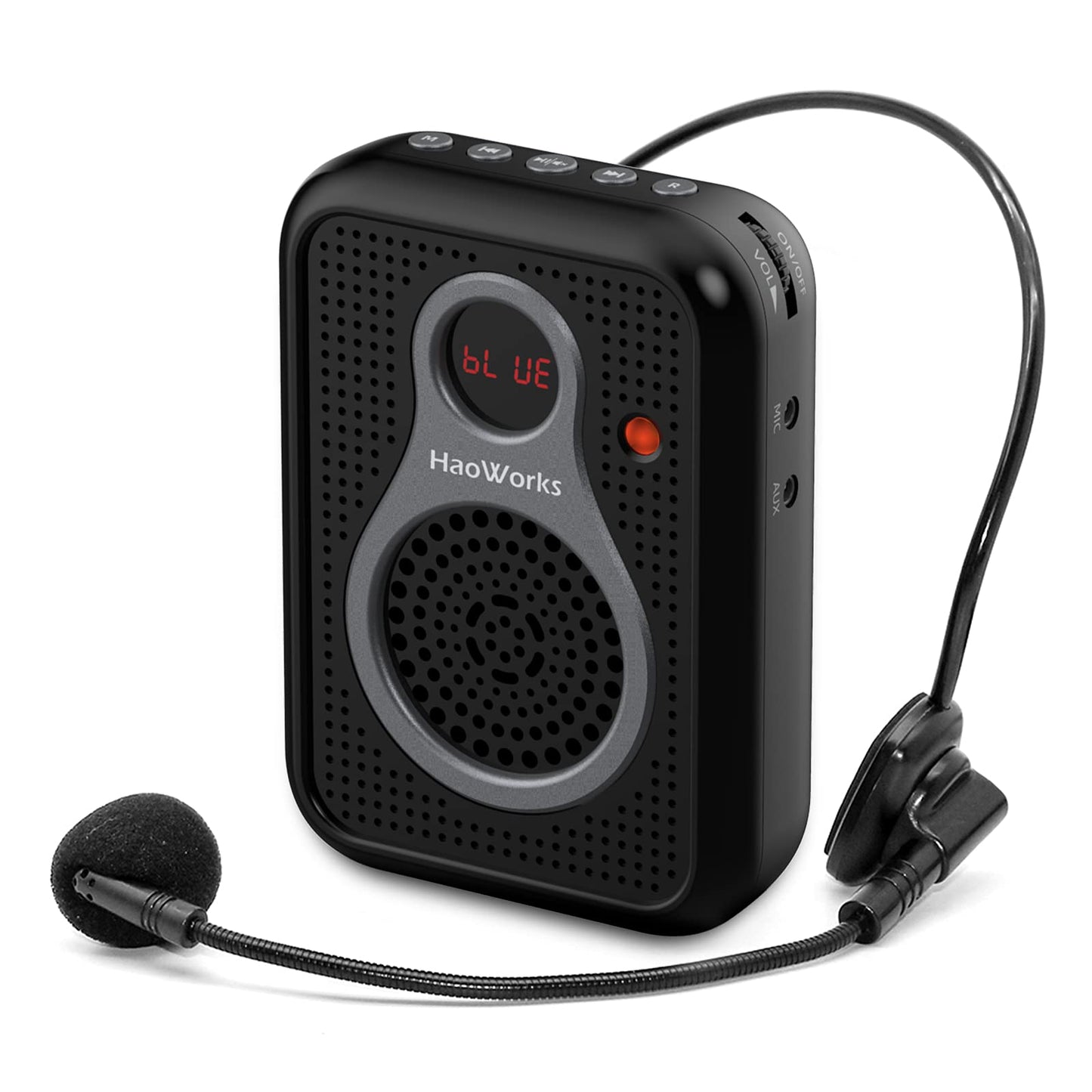 Voice Amplifier Microphone, Porable Mic and Speaker for Teachers, Mini Personal PA System Megaphone Speaker for Fitness Coach, Tour Guide, Public Speaking - S208