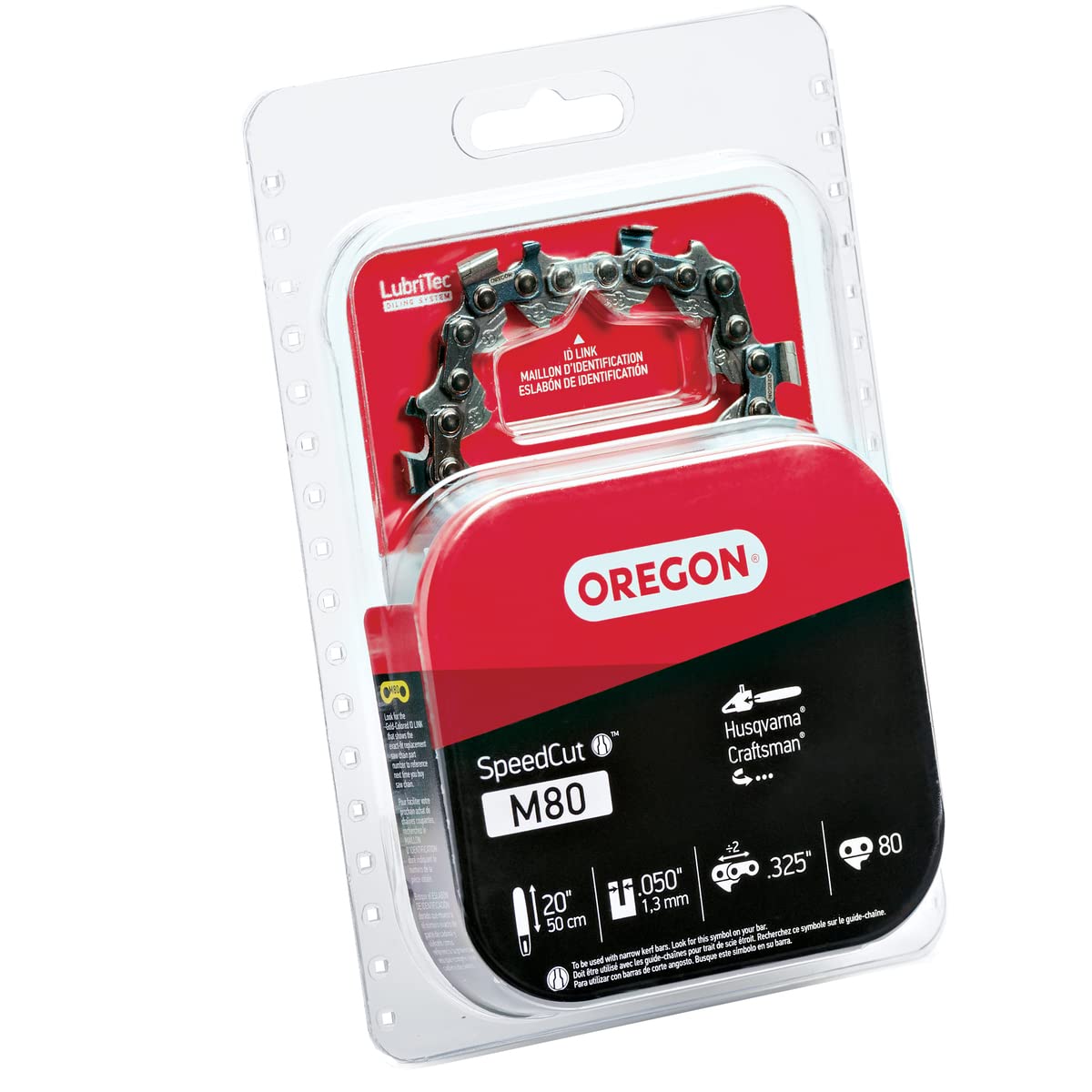 Oregon M80 SpeedCut 20-Inch Chainsaw Chain, Fits Husqvarna, Craftsman