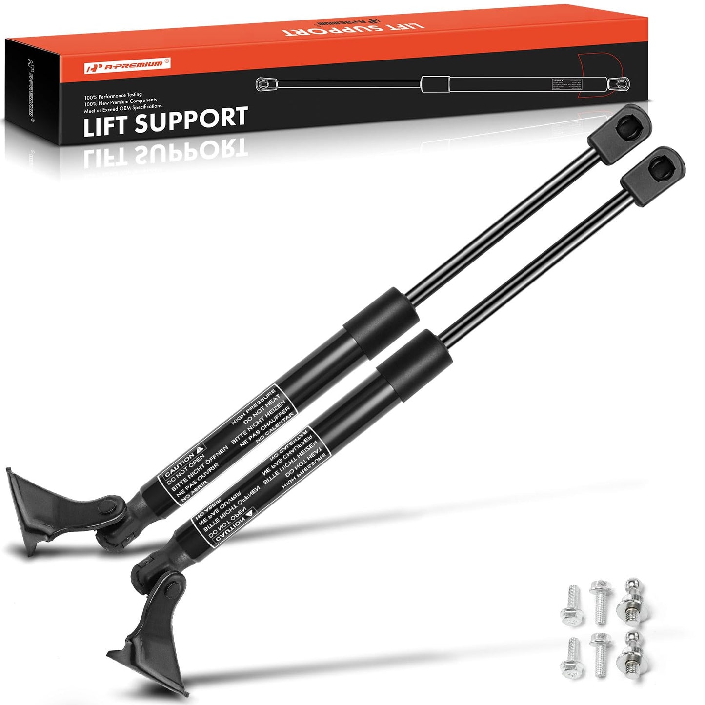 A-Premium Rear Hatch Lift Supports Shock Struts Compatible with Nissan Tiida 2008 2010-2012 Versa 2007-2012 L4 1.8L Hatchback 2-PC Set