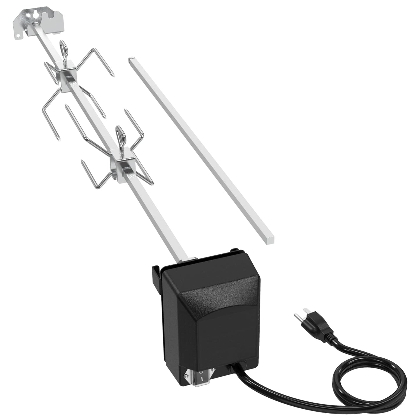 only fire Stainless Steel Rotisserie Kit BBQ Grilling Accessories Replacement for Masterbuilt Gravity 560 and 1050 Series Grills