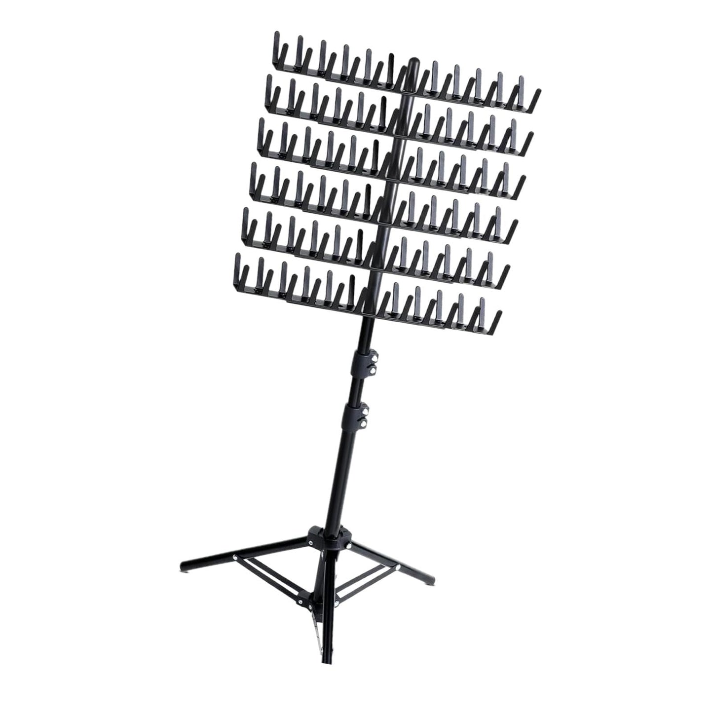 Braiding Hair Rack Standing for Braiding Hair,144 Pegs Adjustable Height,Braid Rack Standing,Braid Rack for Braiders Stylists, black