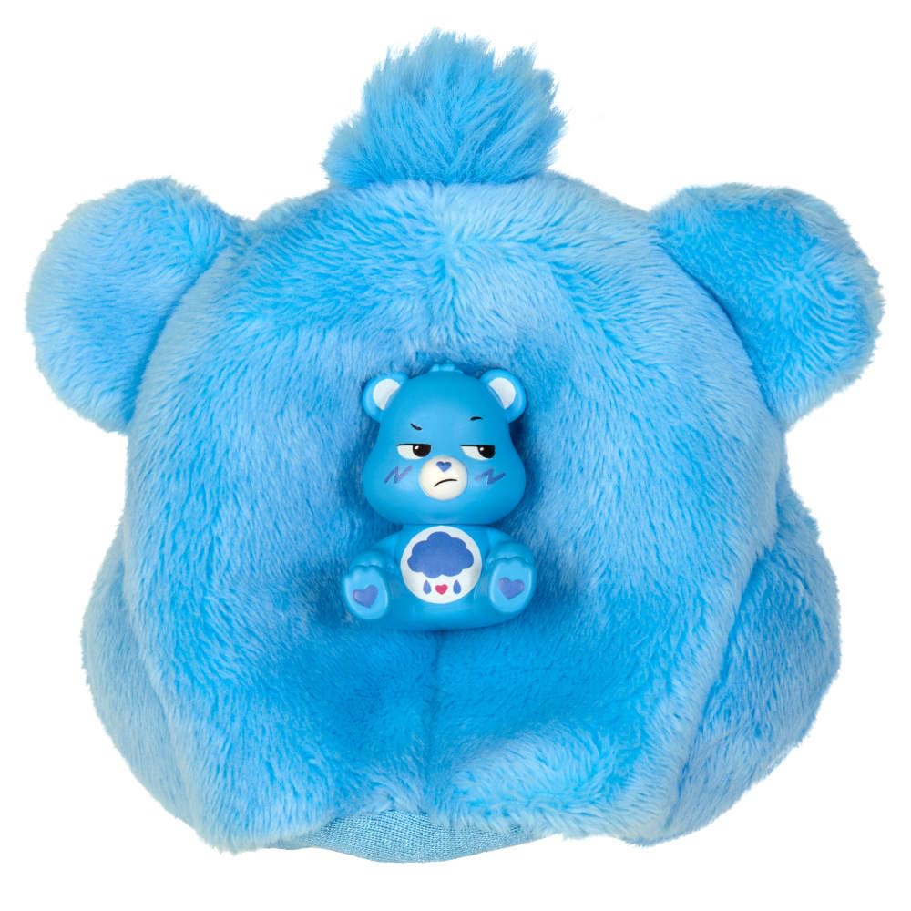 Barbie Cutie Reveal Care Bears Series Doll & Accessories Set with Grumpy Bear Plush Costume & 10 Surprises Including Color Change & Mini Bear