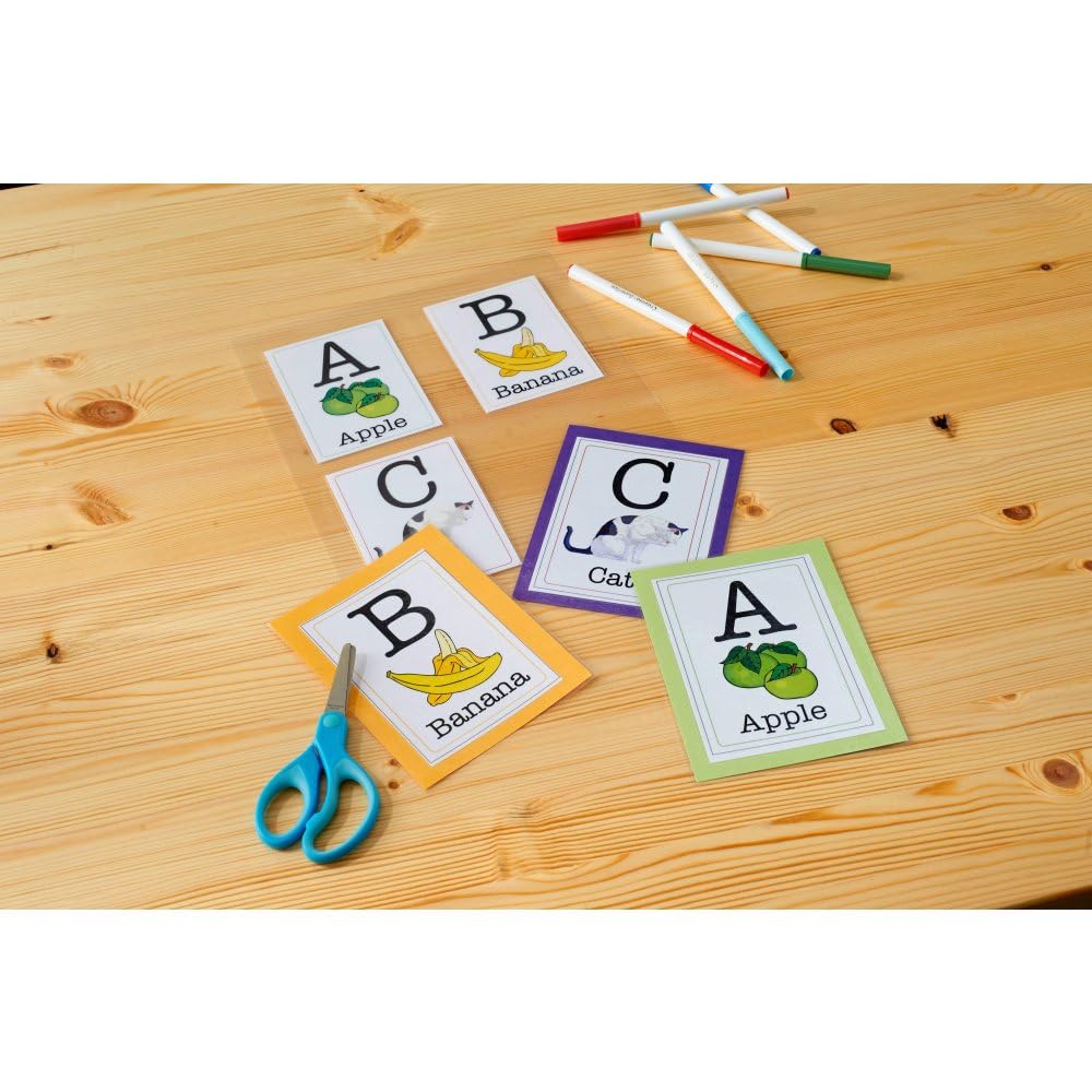 Scotch Self-Sealing Laminating Pouches, Bag Tags with Loops, Glossy, 5 Pouches, 6 Pack (LS853-5G)