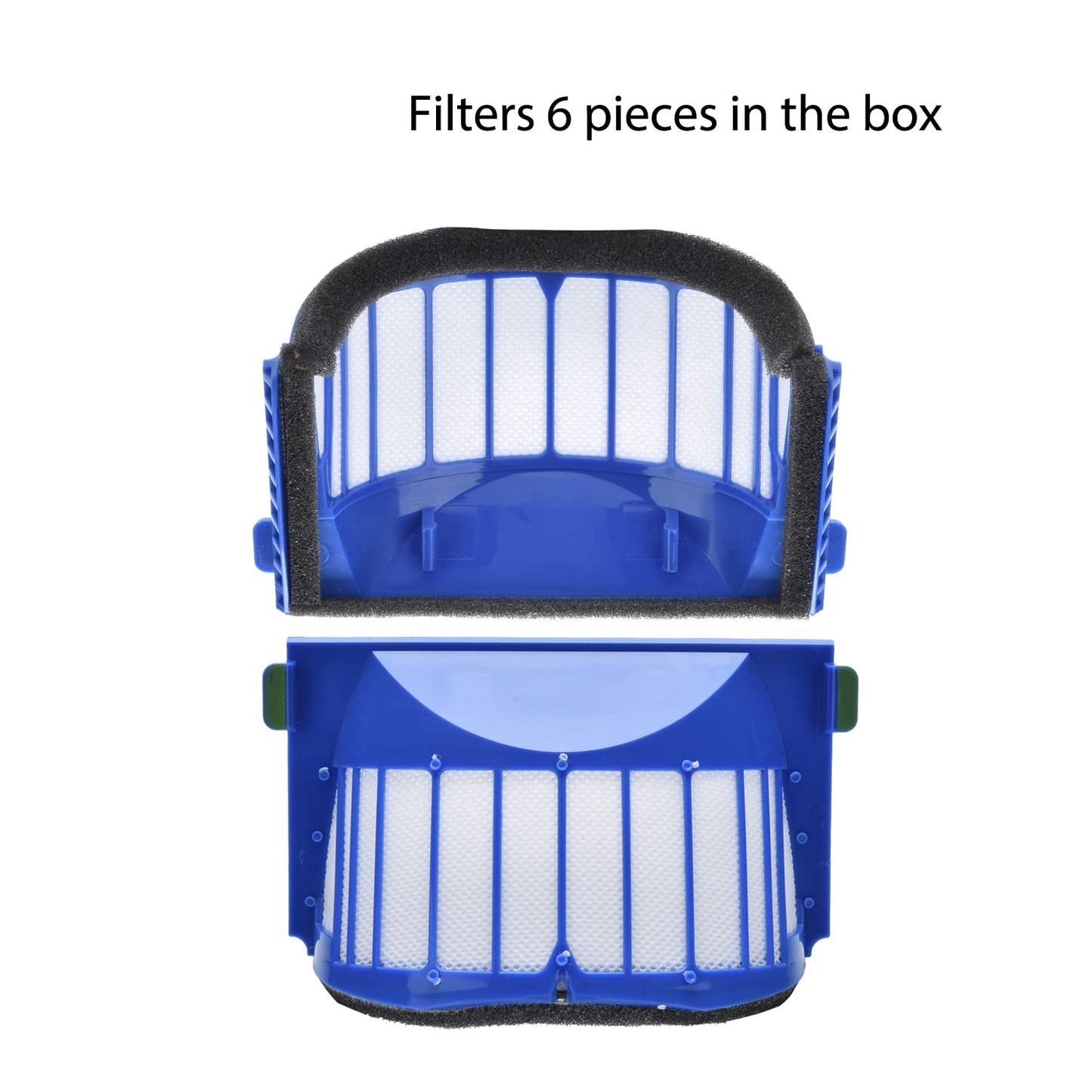 Replacement Parts Accessories Kit for irobot Roomba 600 Series 694 695 677 671 690 680 660 650 620 614 595 585 564,3 Bristle & Beater Brushes, 6 Filters, 8 Side Brushes
