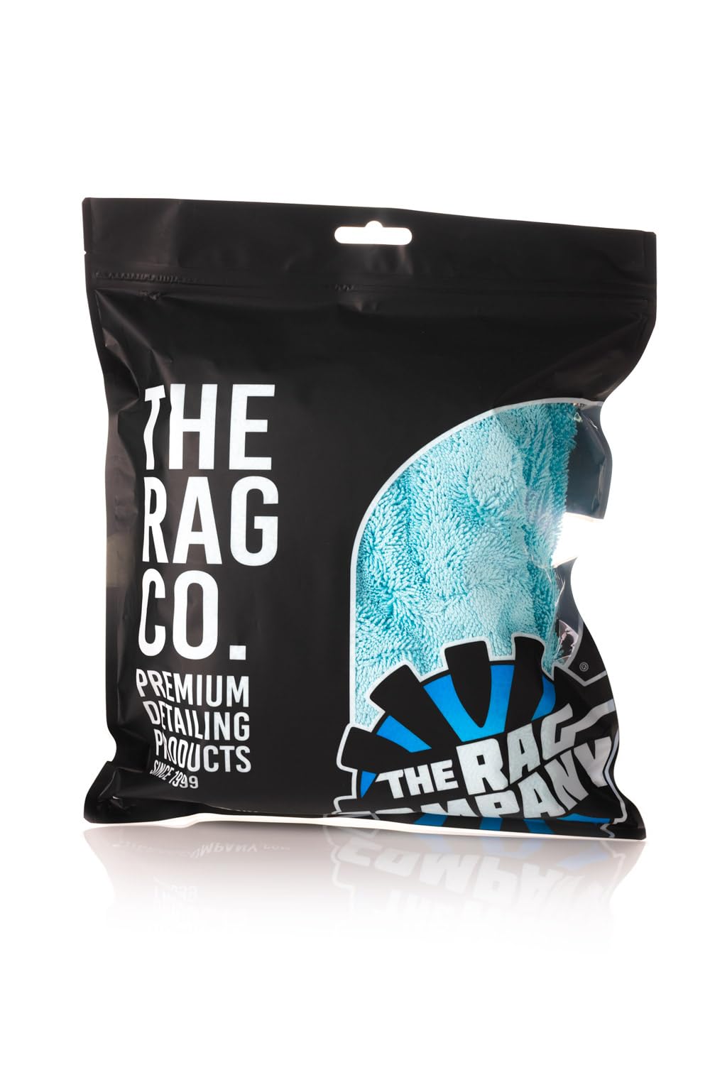 The Rag Company - The Liquid8r - Absorbent 70/30 Blend Microfiber Drying Towel for Cars, Trucks, SUVs, Safe for Detailing + Scratch Free, Twist Loop, 1100gsm, 20in x 24in, Aqua Blue/Grey