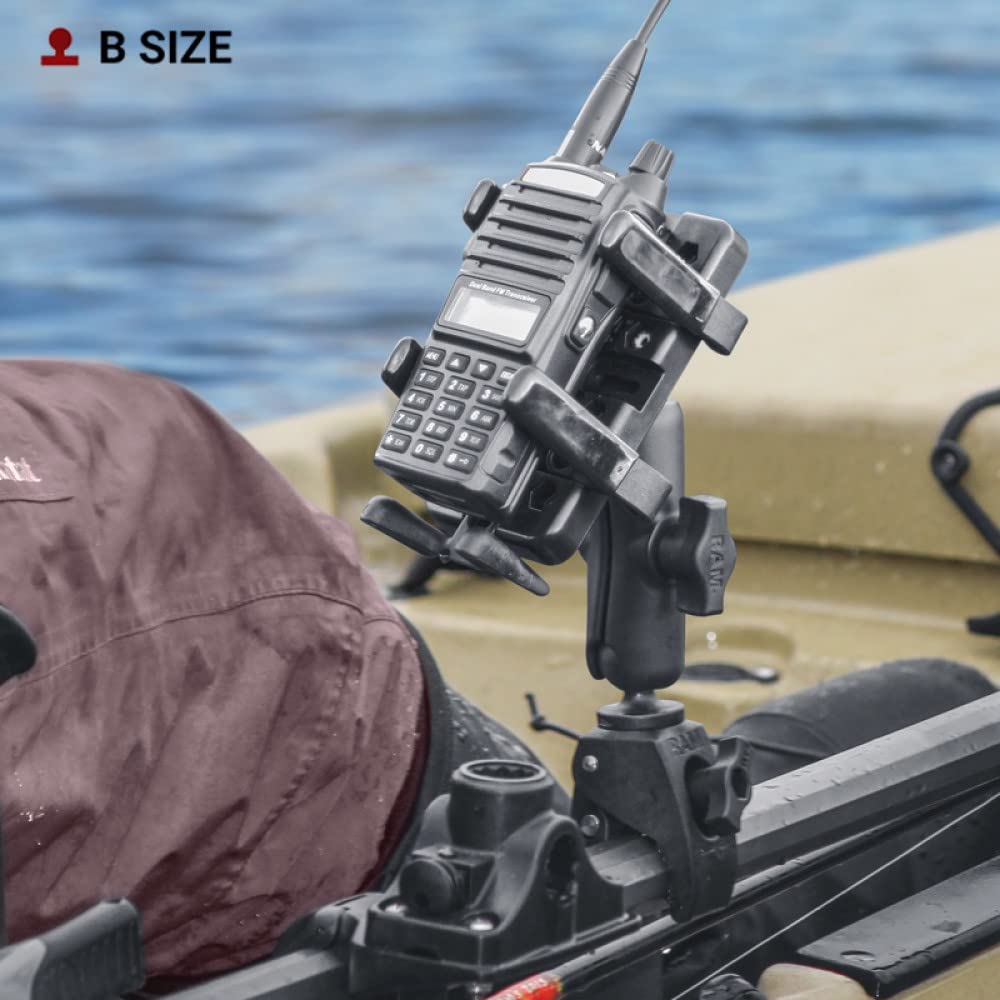 RAM Mounts (RAP-B-400U) Small Tough-Claw with 1" Diameter Rubber Ball