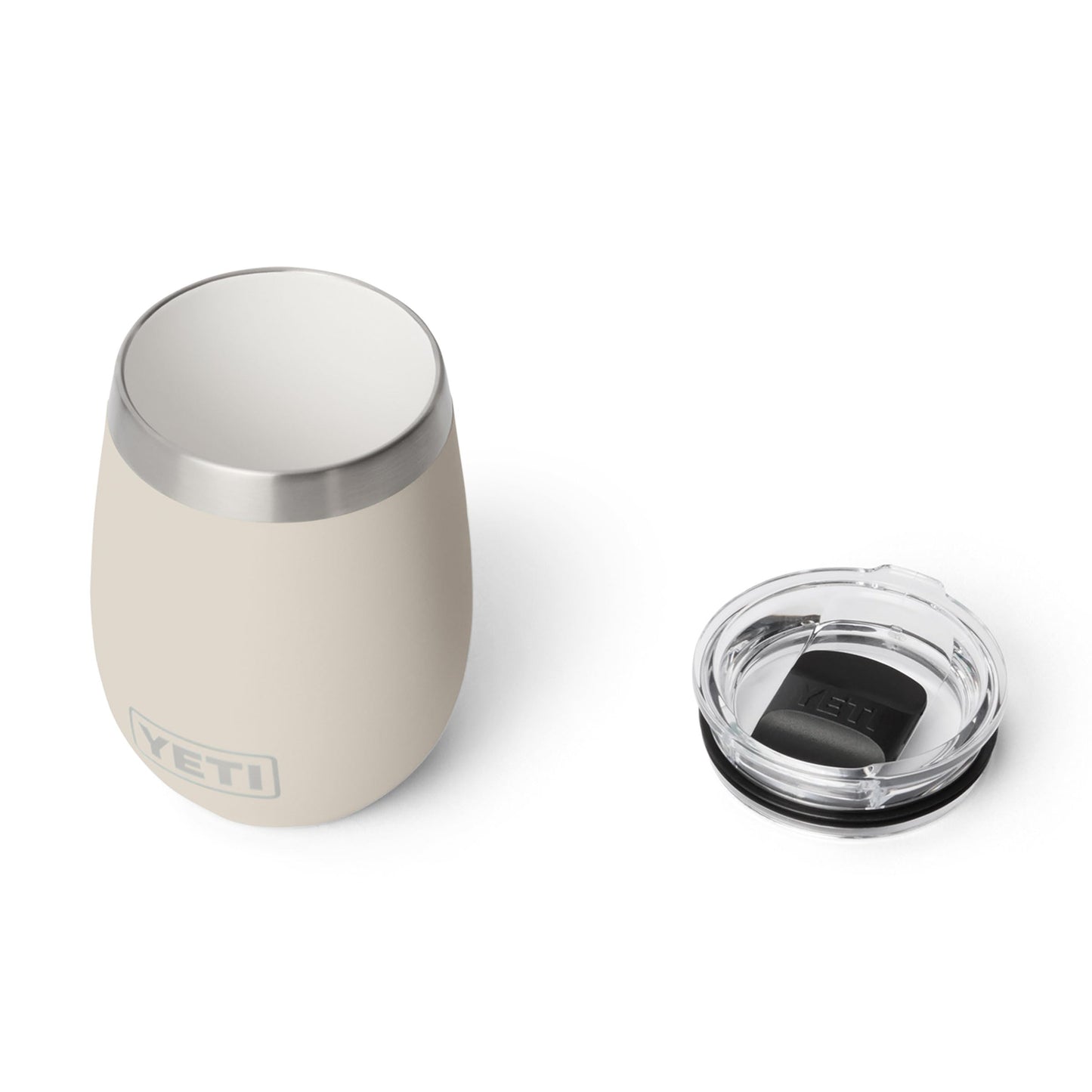 YETI Rambler 10 oz Wine Ceramic Lined Tumbler, Cape Taupe