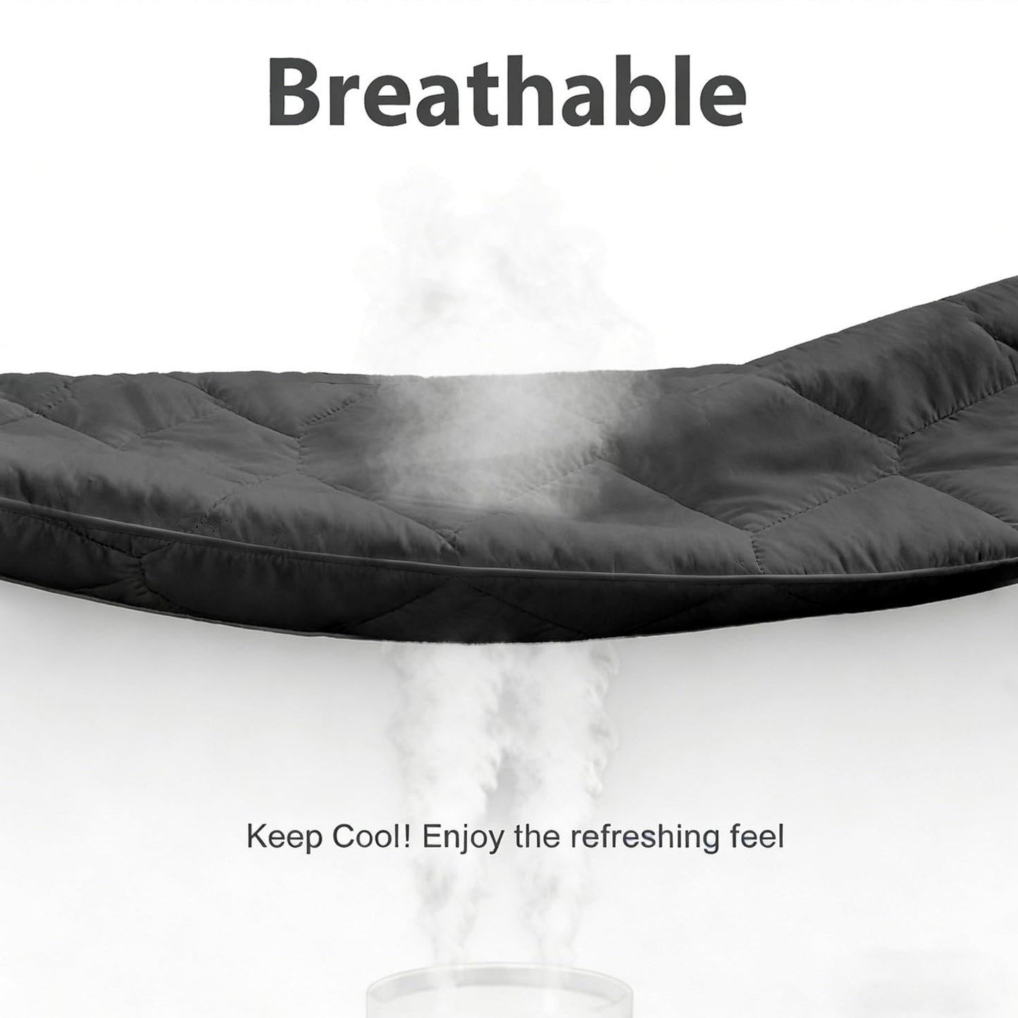King Size Mattress Protector Waterproof Washable Mattress Padded Cover Fitted Bed Protection Noiseless Plastic Bed Pad Deep Pocket Up to 18“ Soft and Breathable（Gray）