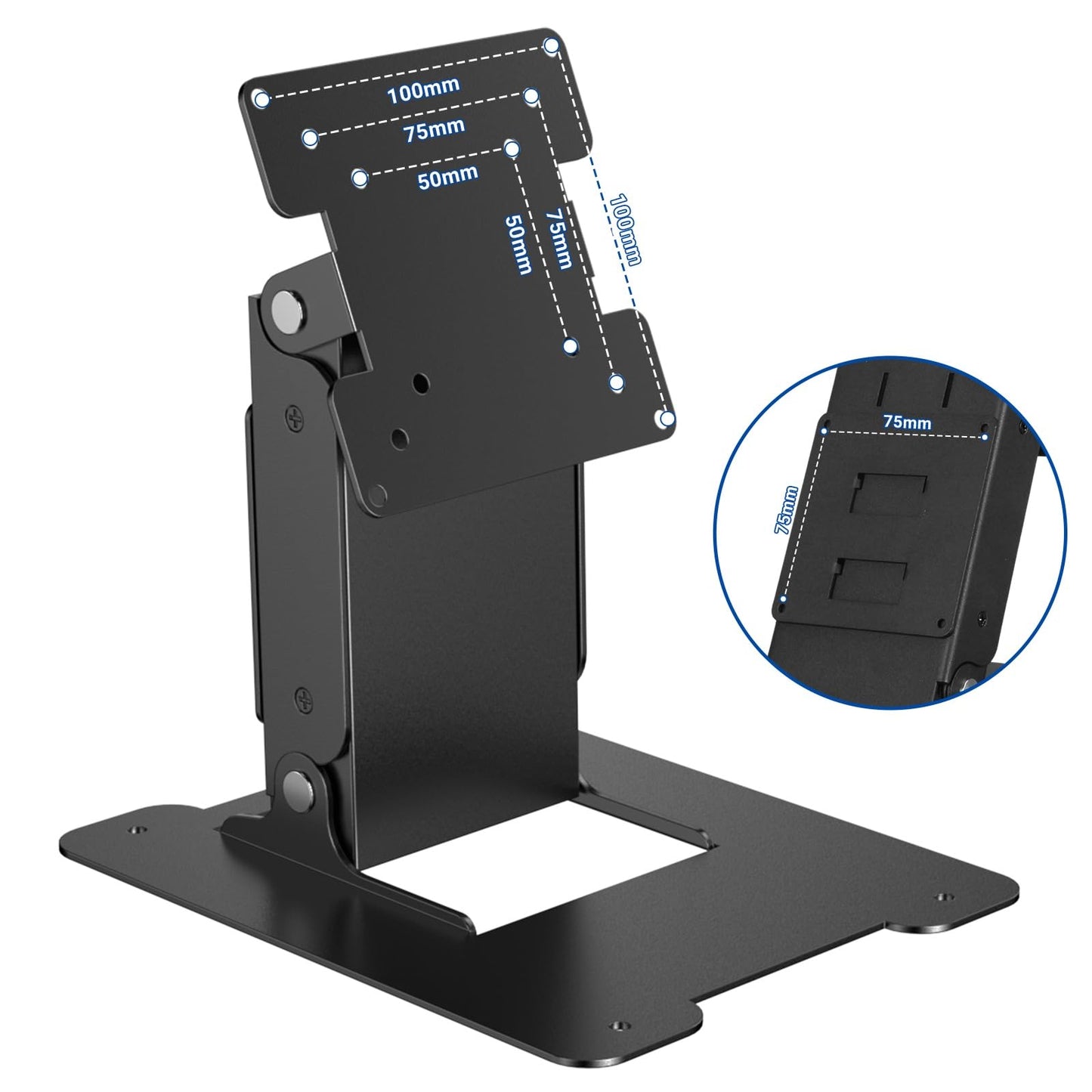 Wearson All in One LCD Touch Monitor and PC Stand - Heavy Duty Metal with VESA Hole 75x75mm & 100x100mm
