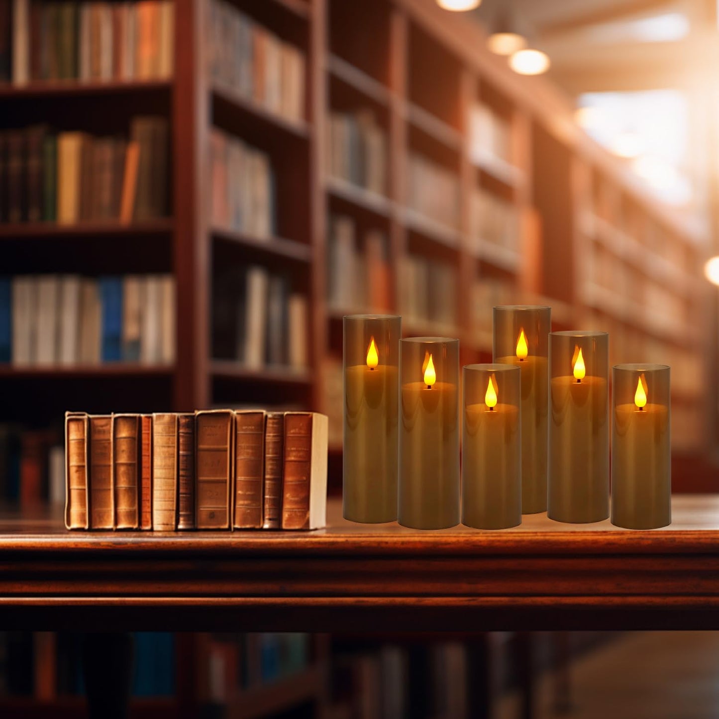 24-Pack Black LED Flameless Candles with Remote Control - Perfect for Home, Parties, and Special Occasions - Create a Magical Ambiance Effortlessly(Three Sizes)