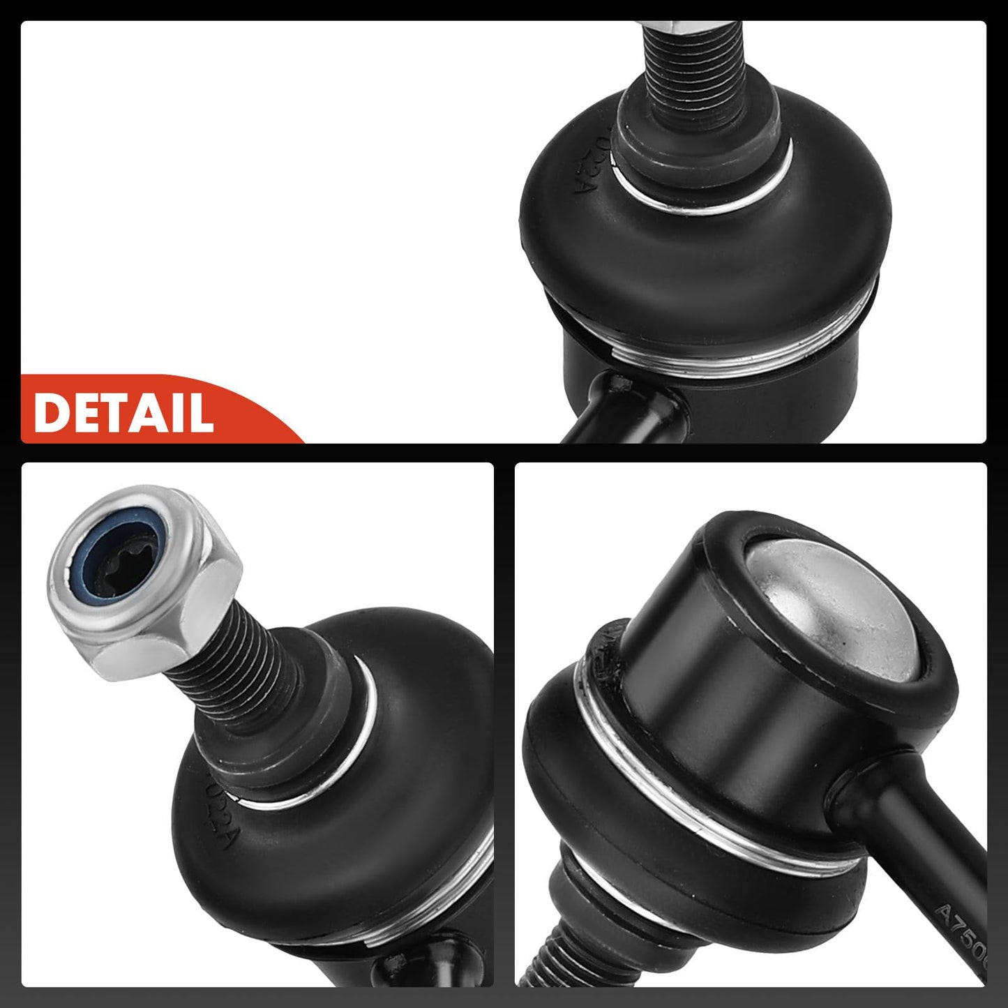 A-Premium 2 x Rear Sway Bar Links Stabilizer Bar Links, Compatible with Jeep & Chrysler & Dodge & Mitsubishi - Compass Patriot 200 Sebring Avenger Caliber Outlander (Sport) Lancer Eclipse Cross RVR