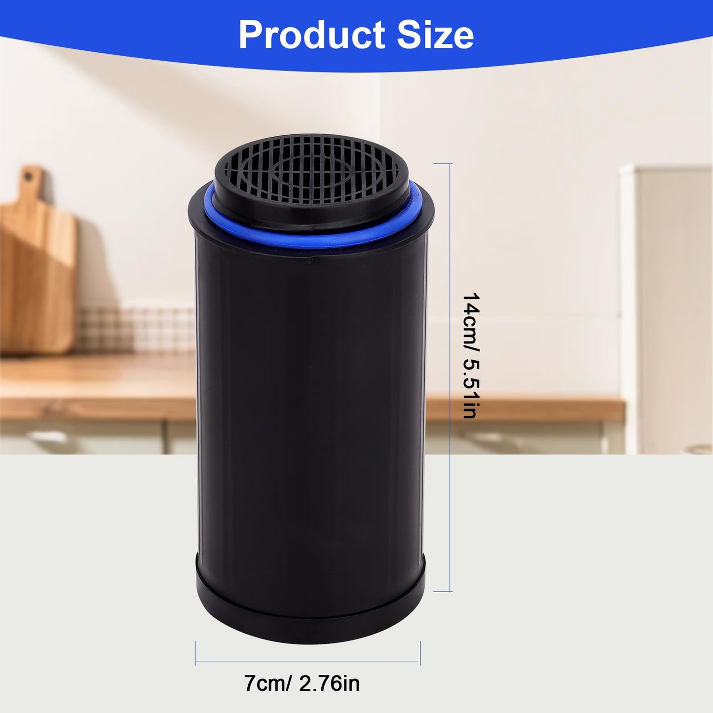 FC-50 Replacement Filters Compatible with Vitamix FoodCycler FC-50 and and FC-30 models - Activated carbon filters, 4 pack
