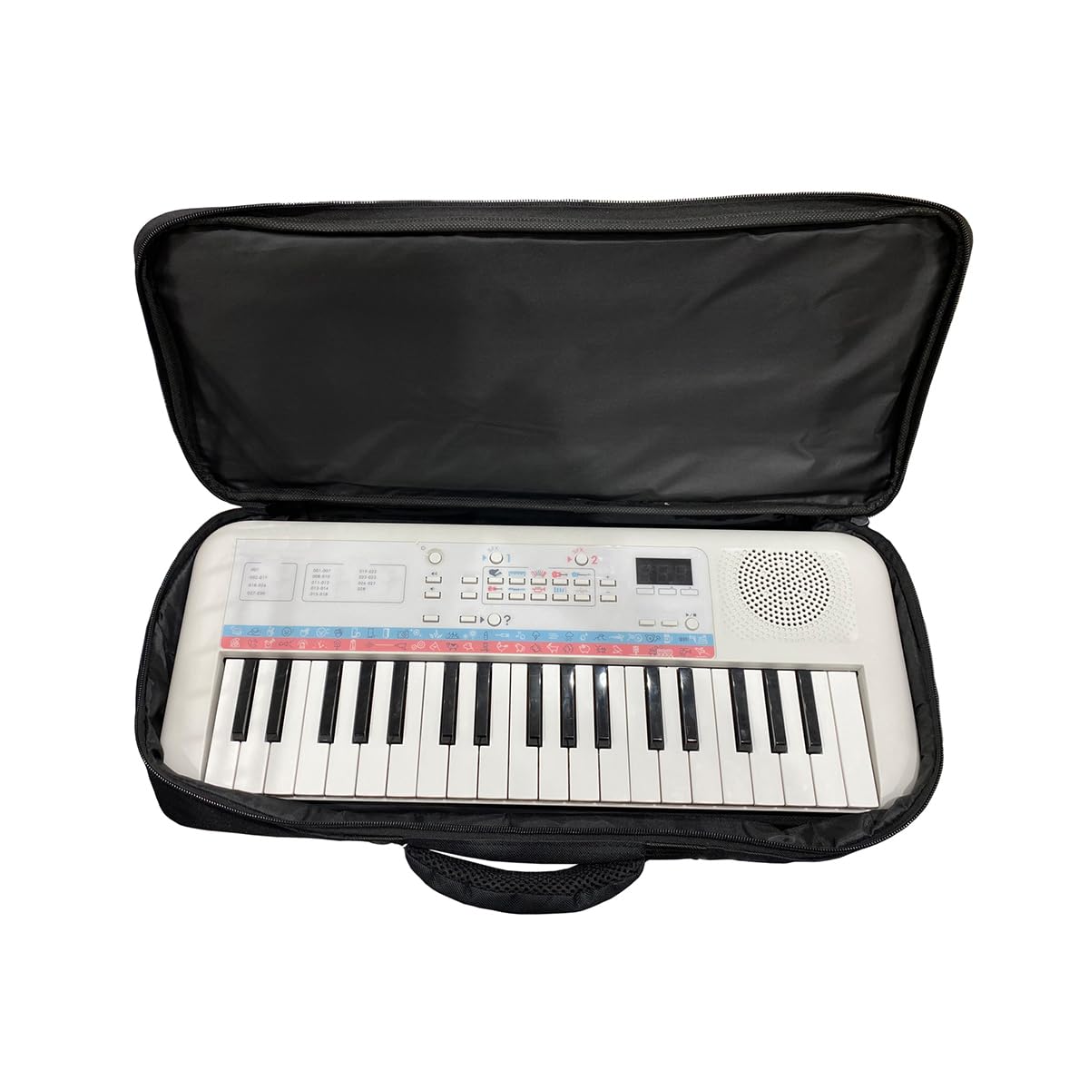 YunmoTree 37 Key Keyboard Bag,37 Key Keyboard Case for PSS-E30/ PSS-F30/PSS-A50/MK-37, Backpack,20.4"X8.2"X2.3"