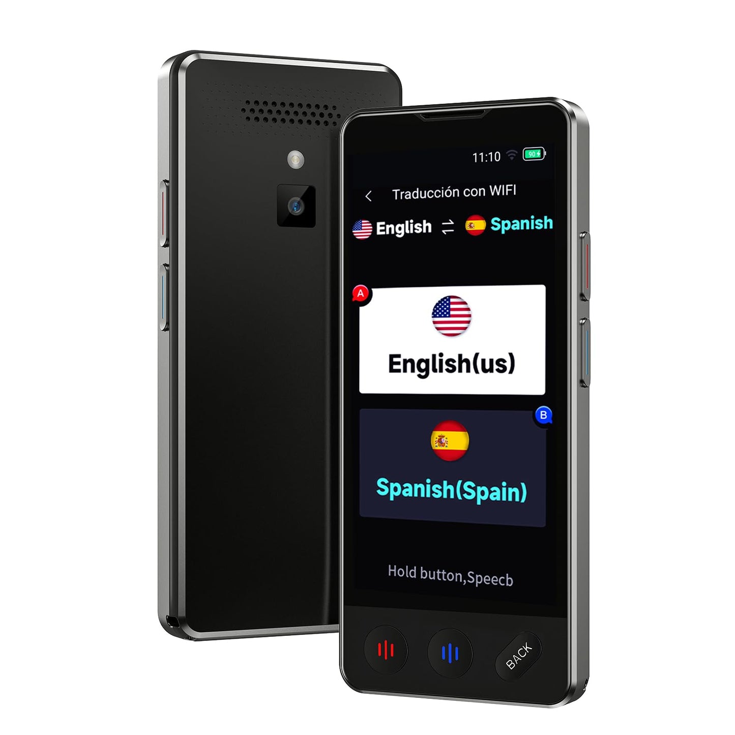 AI Language Translator Device, 2025 Upgraded Translator No WiFi Needed, Support ChatGPT, Voice Instant Two-Way 150 Language Translator, Offline/Recording/Photo Translation for Business Travel