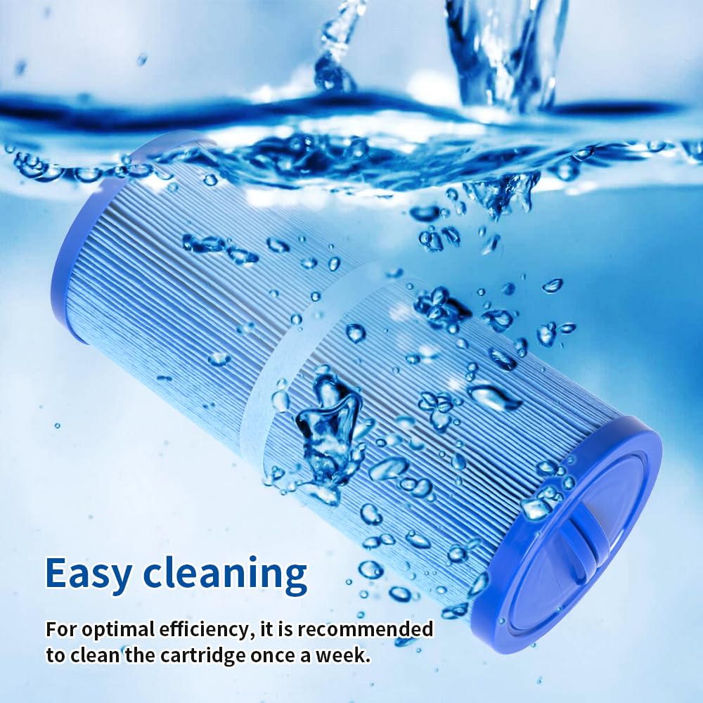 WuYan Spa Filter Compatible with Unicel 4CH-949,for Plea-tco PWW50L,for Filbur FC-0172,SD-01143, 817-4050, PDC570-AFS Hot Tub Filter Cartridge,2 Pack