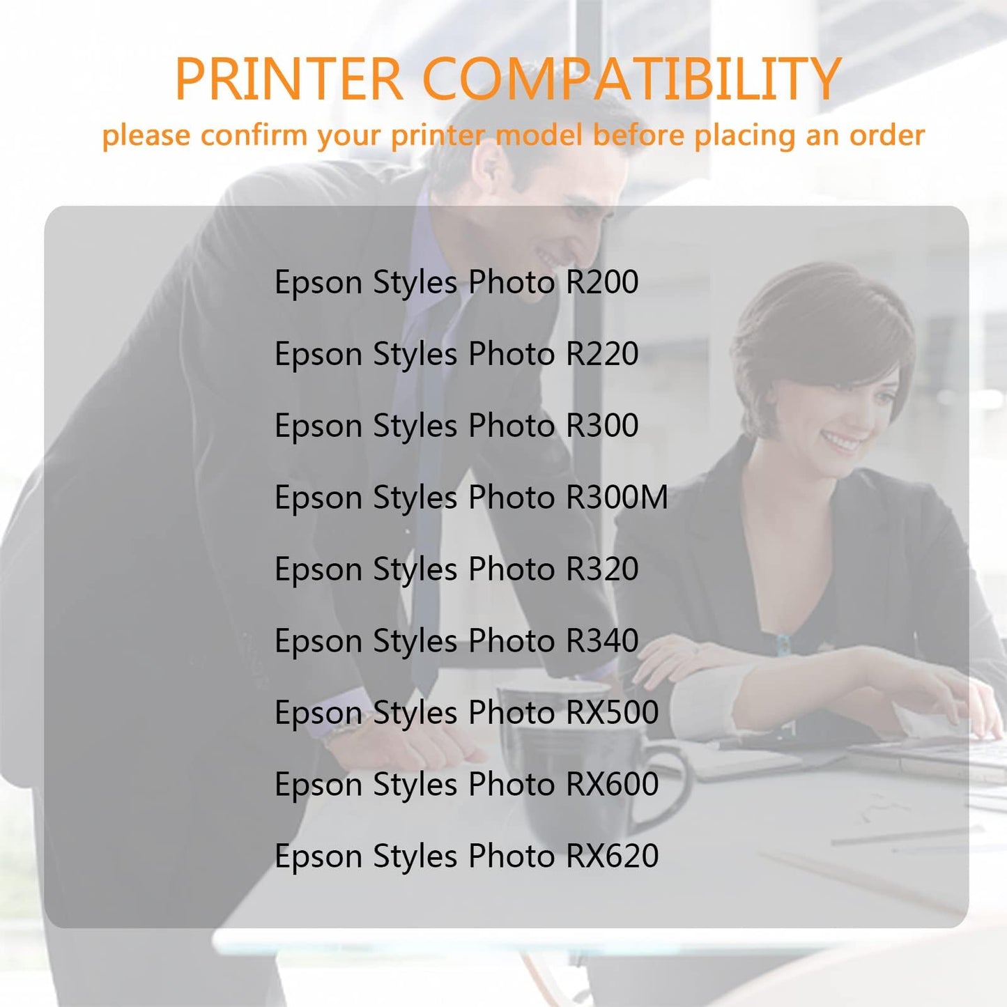 Run Star 6 Pack T048 Remanufactured Ink Cartridge Replacement for Epson 48 T048 use for Epson Stylus Photo R200 R220 R300 R300M R320 R340 RX500 RX600 RX620 Printer (BK/C/M/Y/LC/LM)