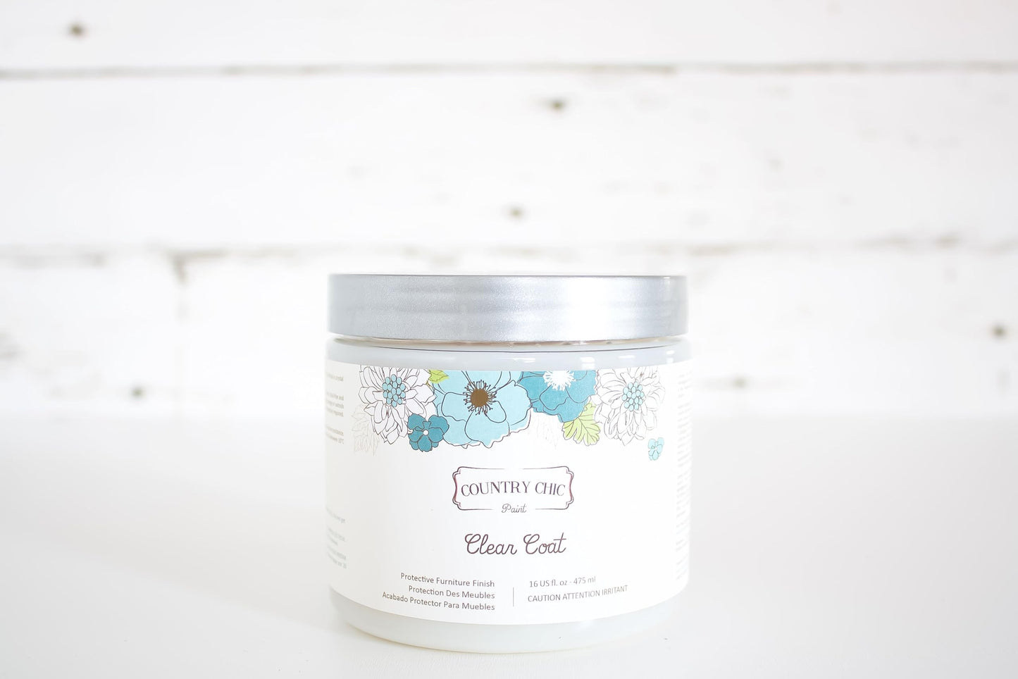 Clear Coat - Eco-Friendly Clear Satin Sheen Top Coat for Chalk Style Furniture Paint, Very Durable, Non Yellowing, Waterproof Sealant for High Traffic Furniture - Indoor/Outdoor - Quart (32 oz)