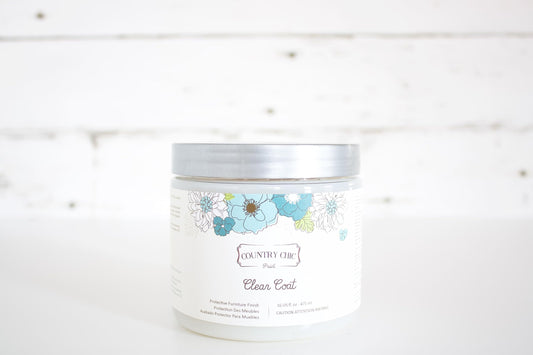 Clear Coat - Eco-Friendly Clear Satin Sheen Top Coat for Chalk Style Furniture Paint, Very Durable, Non Yellowing, Waterproof Sealant for High Traffic Furniture - Indoor/Outdoor - Quart (32 oz)