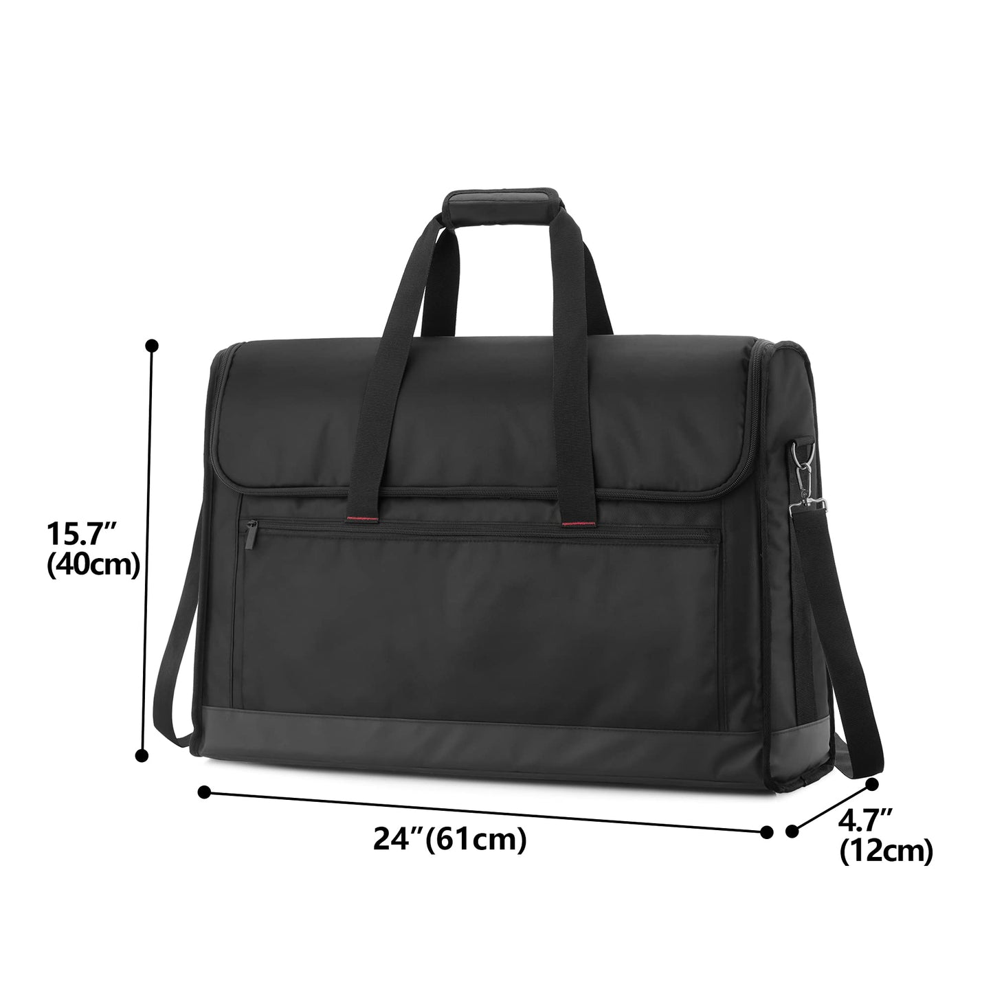 Trunab Monitor Carrying Case 24 Inch Padded Travel Bag Hold Up to 2 LCD Screens/TVs, Not Compatible with iMac(Black) (Patented Design)