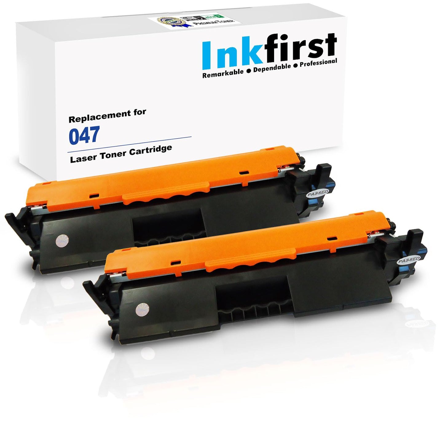 2 Inkfirst Compatible Toner Cartridges Replacement for Canon 047 2164C001 ImageClass LBP112 LBP113w MF112 MF113w