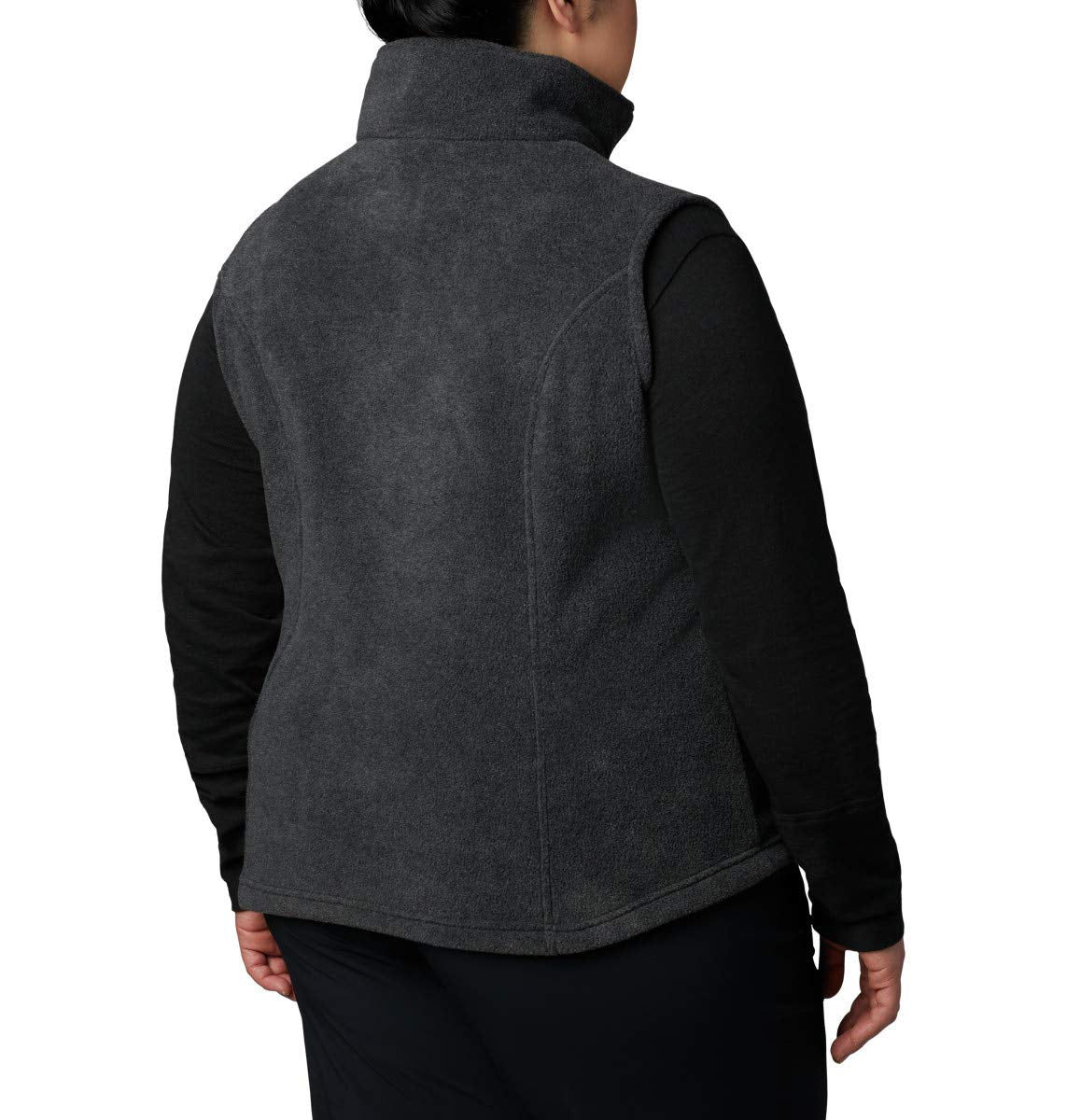 Columbia Women's Benton Springs Vests, Charcoal Heather, 2X US