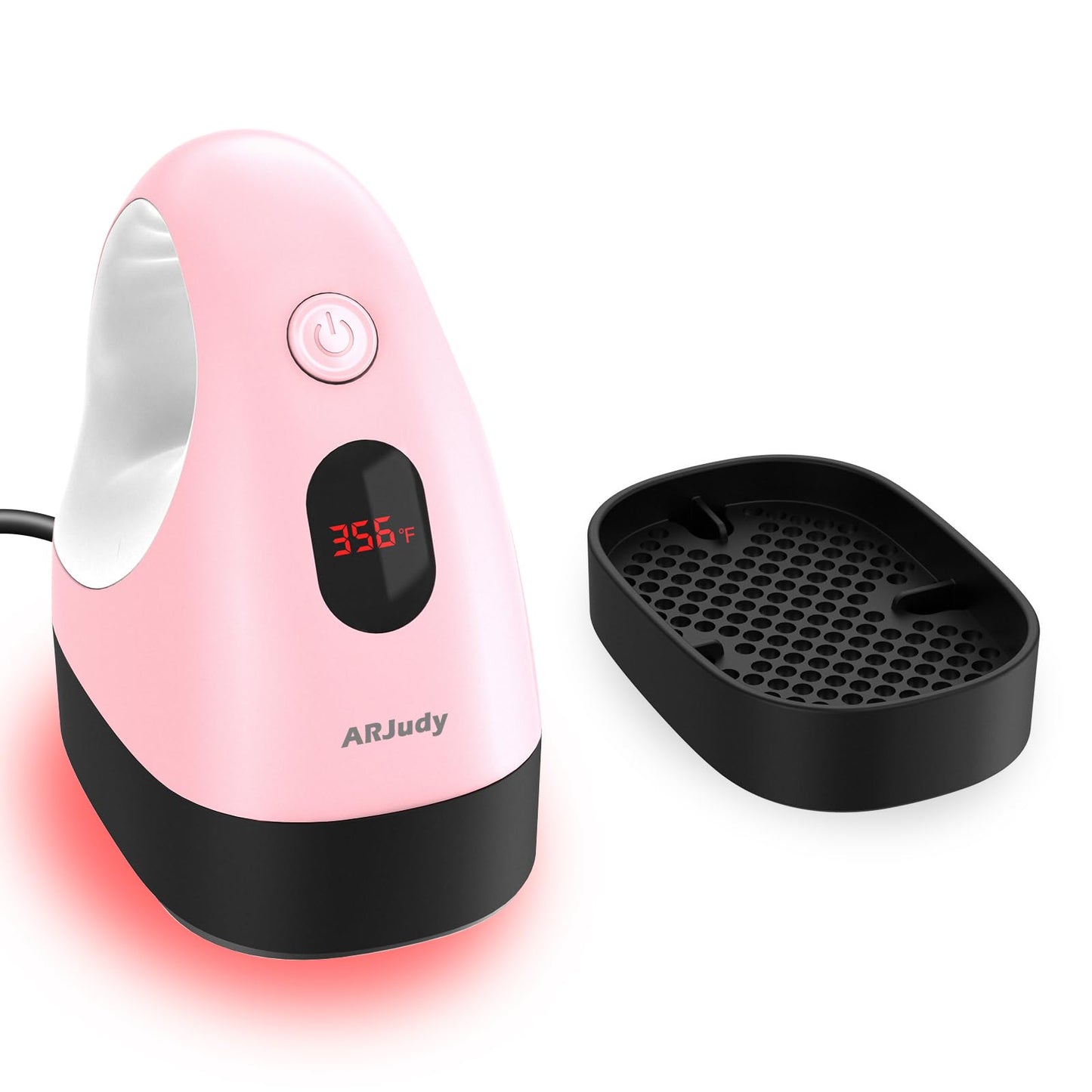 ARJudy Mini Heat Press Machine, Mini Heat Transfer Iron Press, 3 Heat Settings & Visible Temp, Portable Heat Press Easy for Crafts, T-Shirt, Hats, Shoes, Bags, Cap, and Small HTV Vinyl Projects