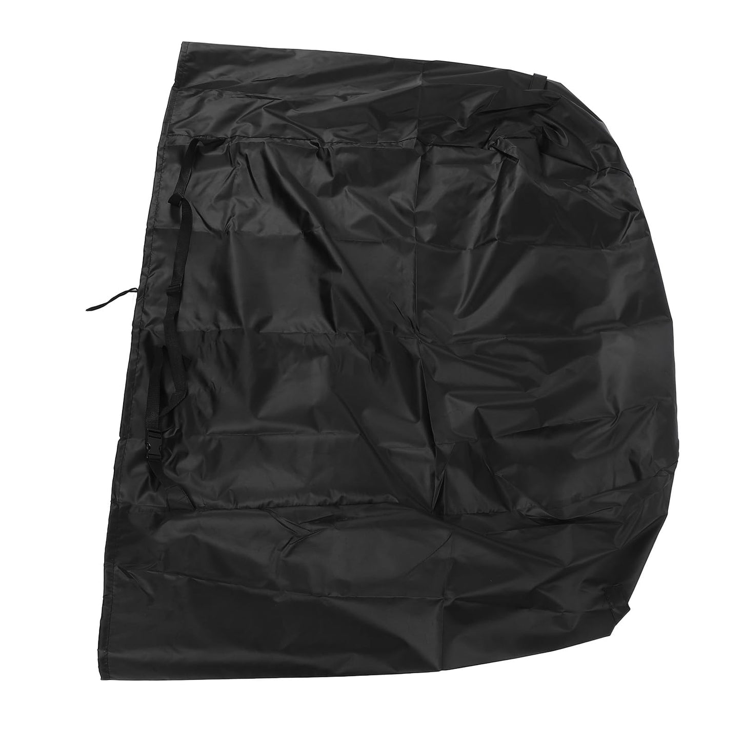 Pwshymi 1PCS Outdoor Fireplace Cover 37" L*26" W*56" H,with Storage Bag, Water Resist 420D Oxford Cloth Protection for Patio Wood Burning Fireplace, Heavy-duty Rectangular Fire Table Cover, Black