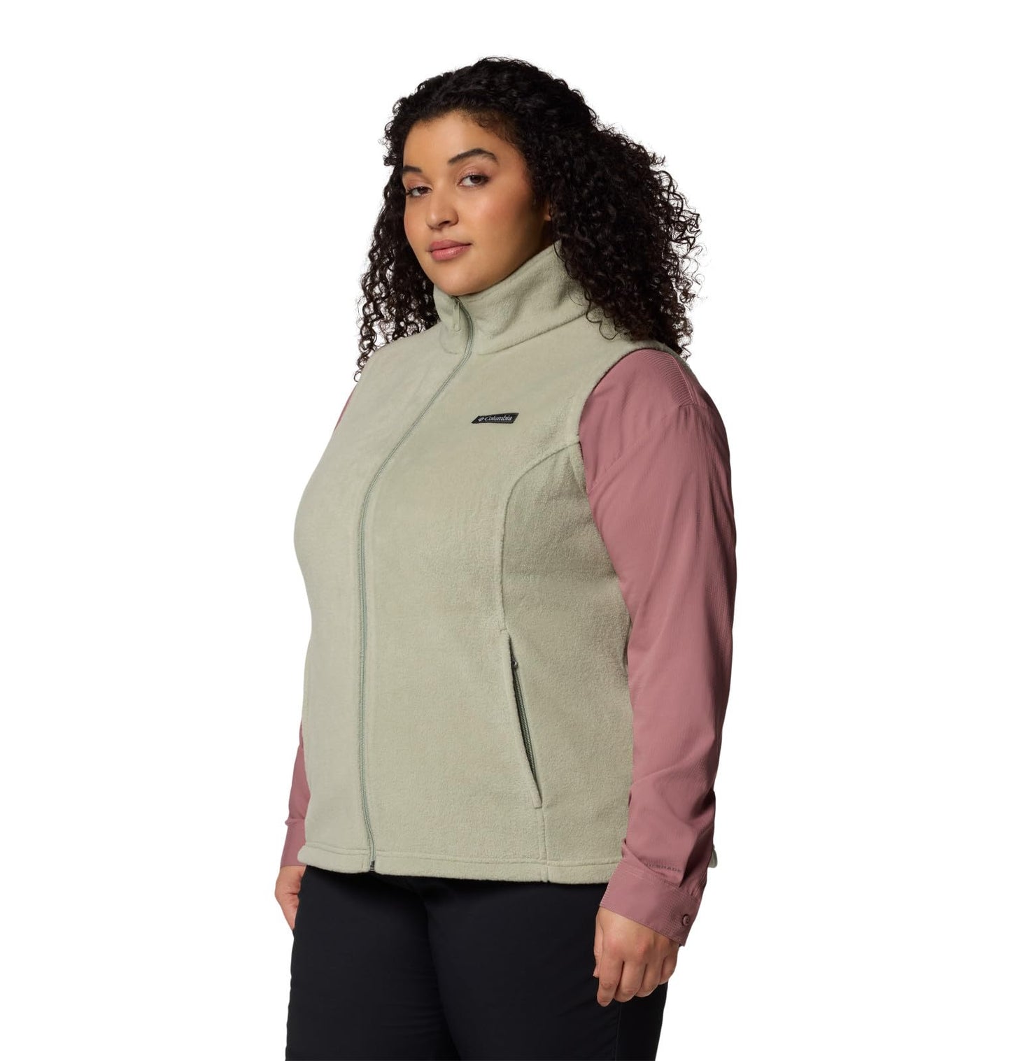 Columbia Women's Benton Springs Vest, Safari, 1X