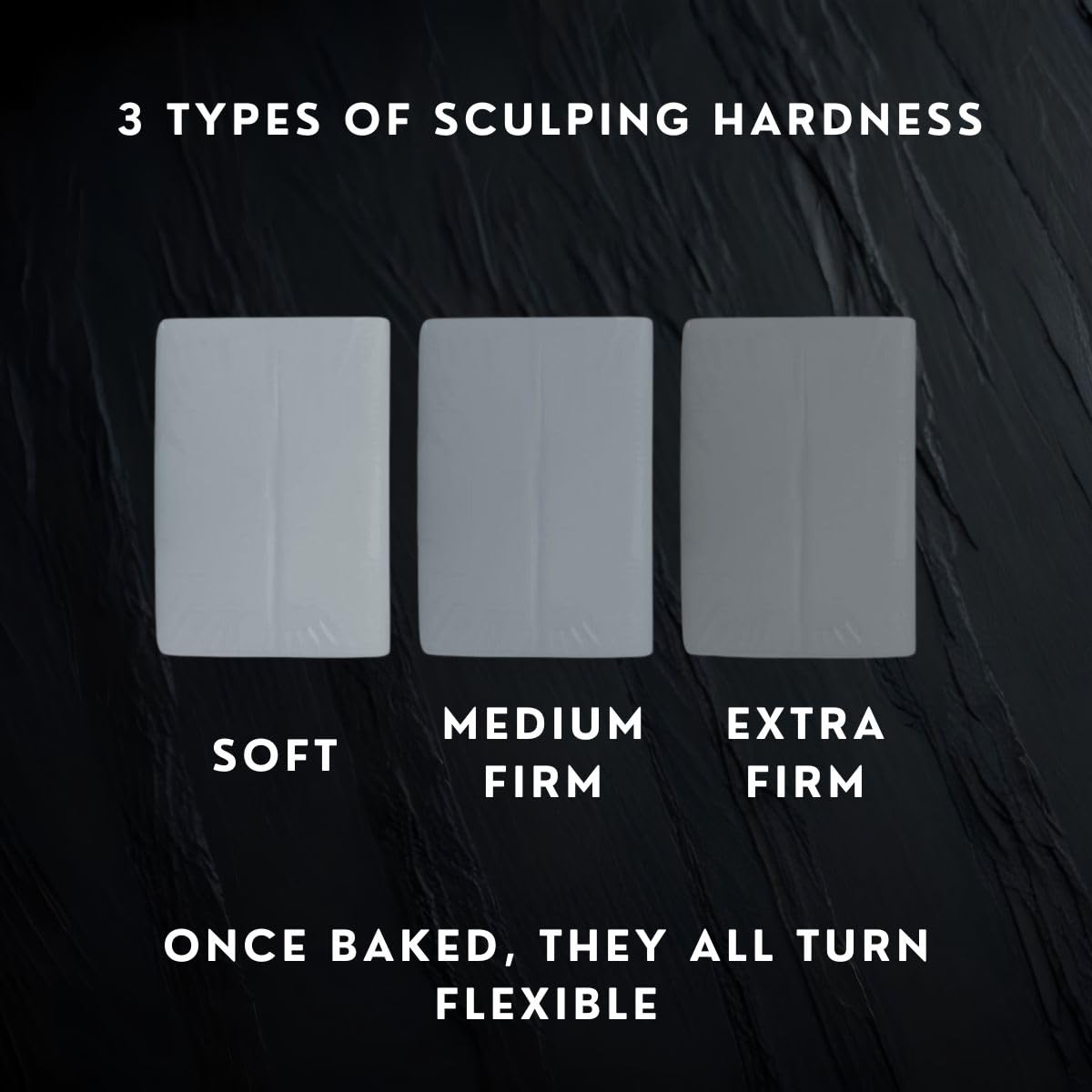 Andwing Cosclay Sculpt - Soft Gray - Flexible Polymer Clay (1lb)