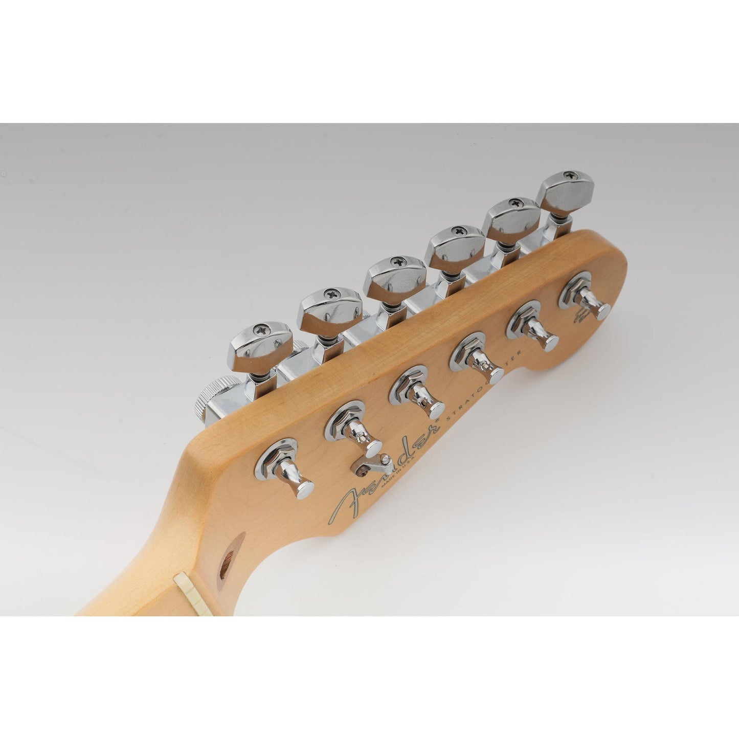 Musiclily Pro 6 inline 2-pins Full Metal Guitar Locking Tuners Guitar Tuning Pegs Keys Machine Heads Set for Fender Strat Tele Electric Guitar, Chrome