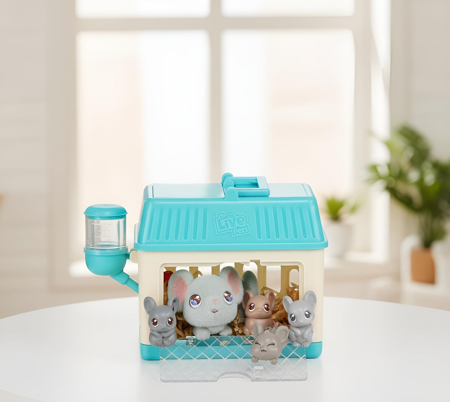 Little Live Pets - Mama Surprise Minis. Feed and Nurture a Lil' Mouse. She has 2, 3, or 4 Babies with Surprise Accessories to Dress Up The Babies for Kids, Ages 5+