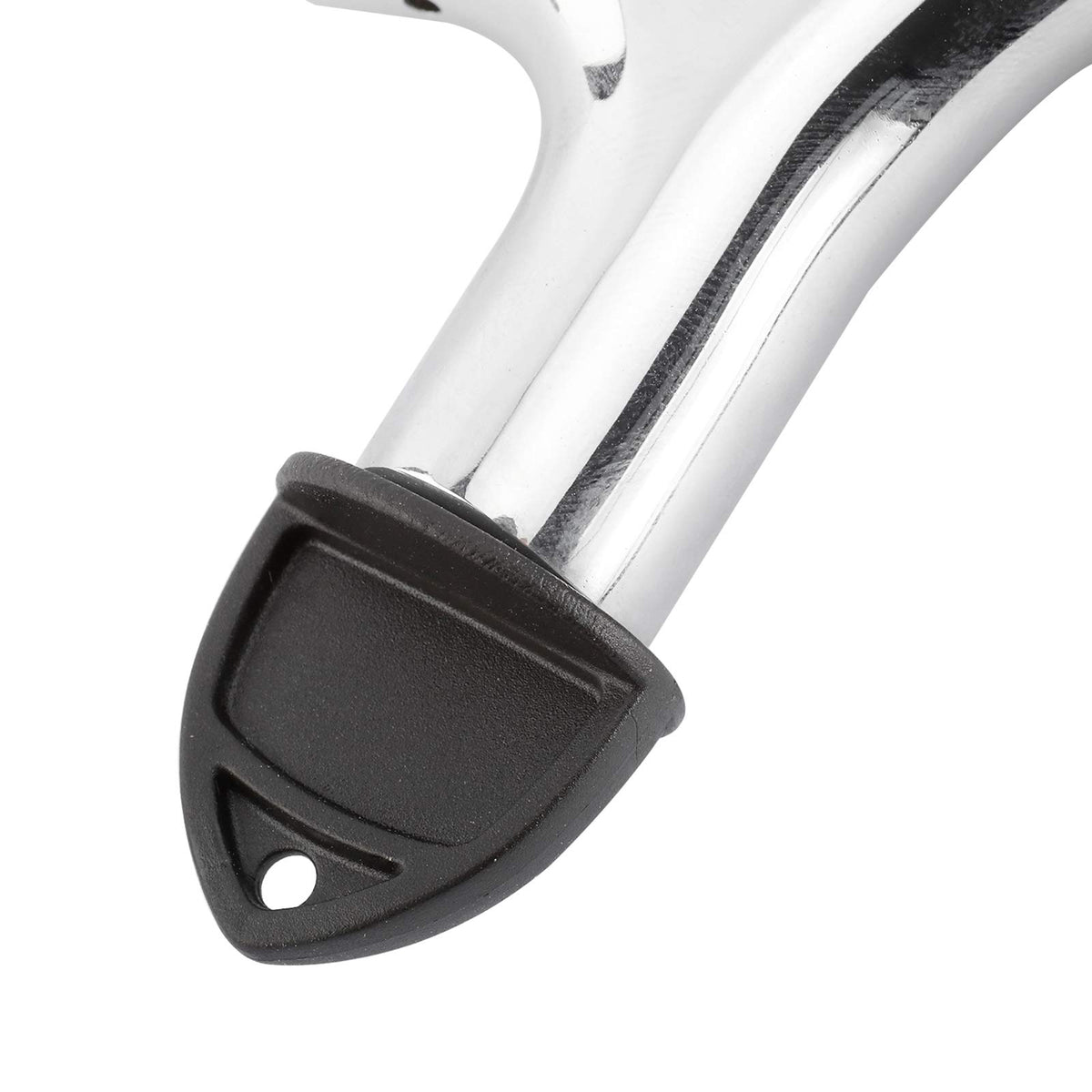RealPlus 2 Pack of Draft Beer Faucet with 4.1" Shank,Black Handle and Tap Brush for Homebrew 1/4 Barbed Fitting