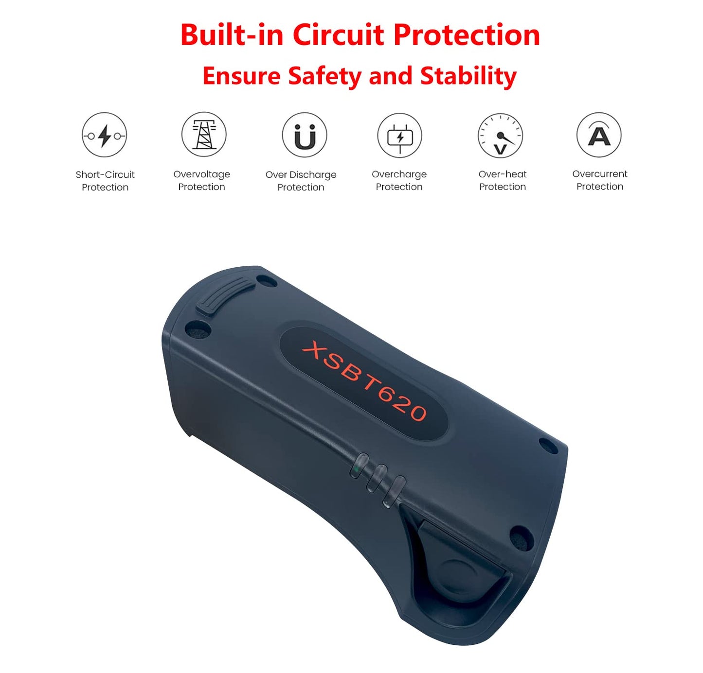 SLODA Battery Compatible for Shark XSBT620,XSBT620EU Vacuum Cleaner, fit IZ102ANZ,IZ162H,IZ163H,IZ362H, IZ363H,IZ165HC Shark Cordless Vacuum[3500mAh,21.6V]
