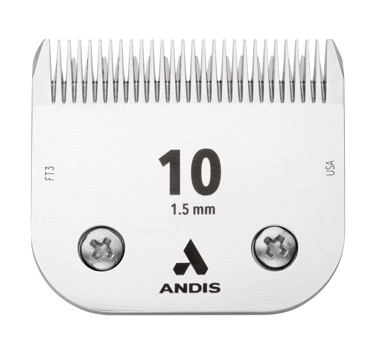 Andis CeramicEdge Carbon-Infused Steel Pet Clipper Blade, Size-10, 1/16-Inch Cut Length (64315)