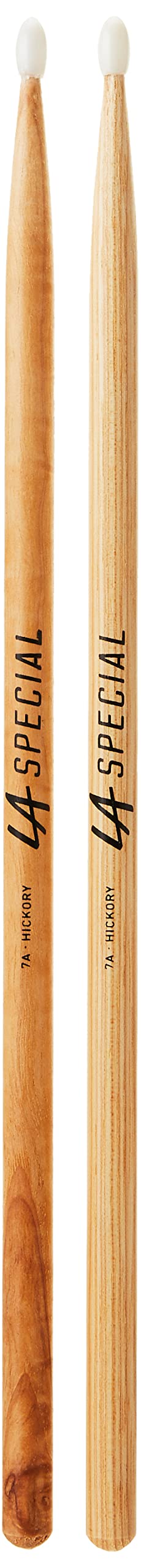 ProMark LA Specials 7A Hickory Drumsticks, Oval Nylon Tip, 3 Pairs