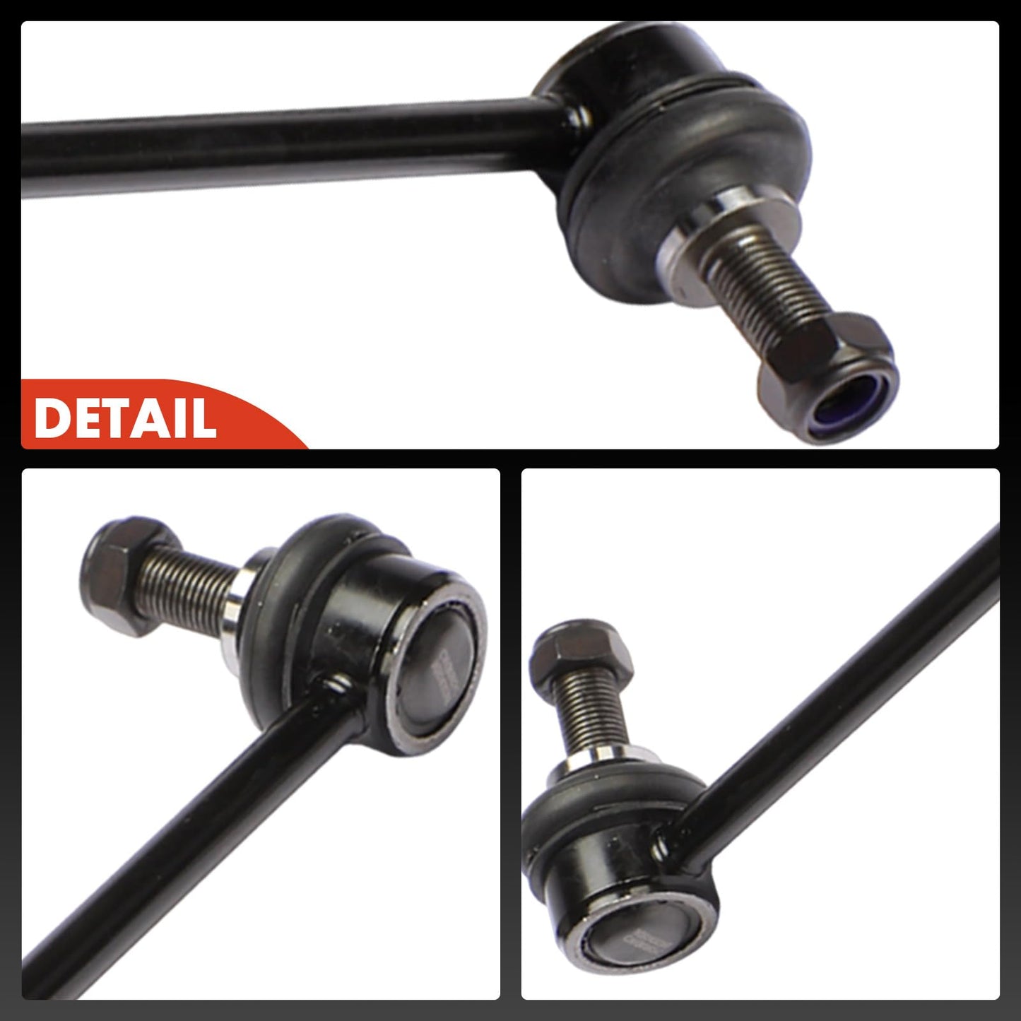 A-Premium 2 x Front Sway Bar Links Stabilizer Bar Links, Compatible with Kia Sedona 2015-2021 & Hyundai Genesis Coupe 2010-2011